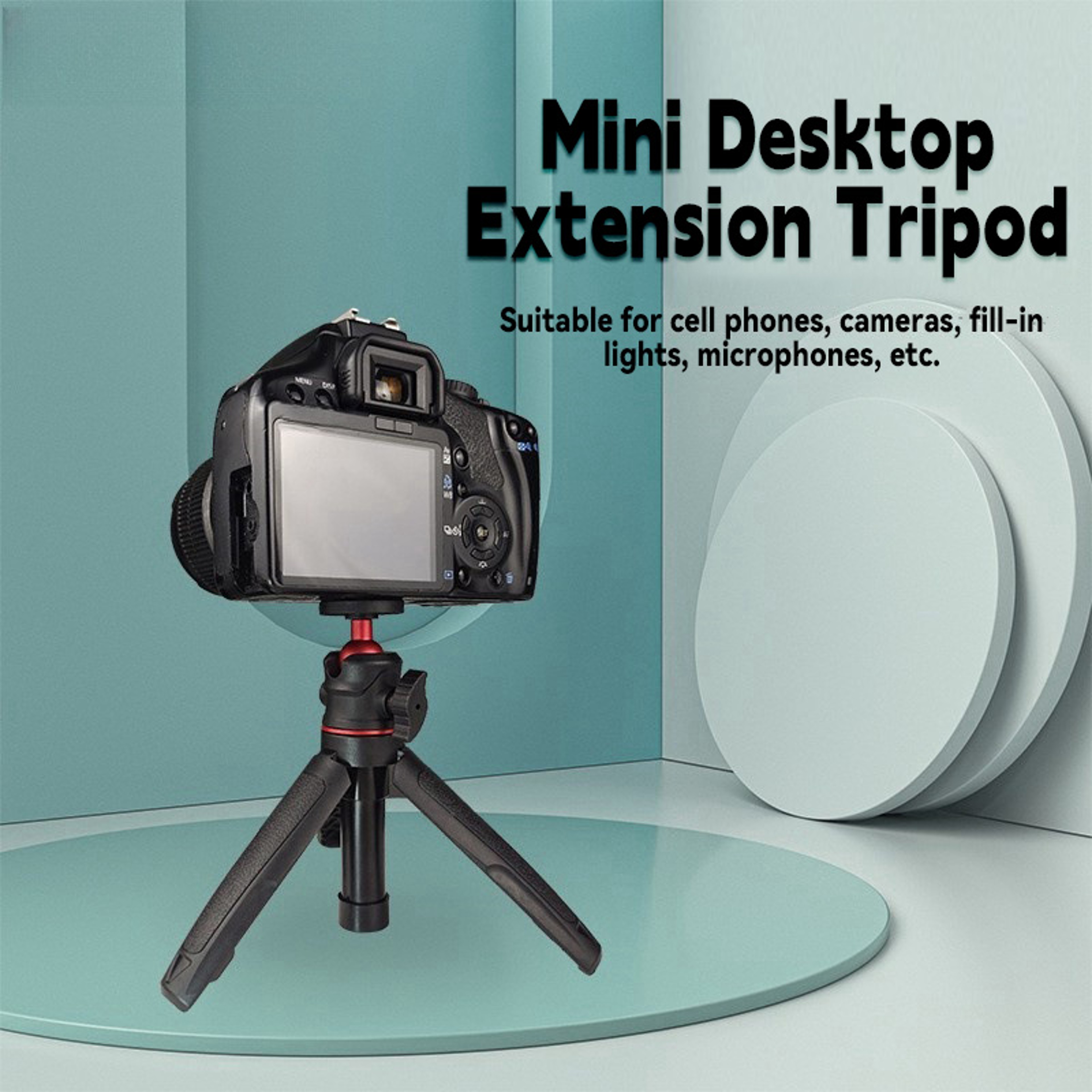 Mini Camera Tripod Extendable Grip Stand With Ball Head For GoProInsta  Digital Cameras 2