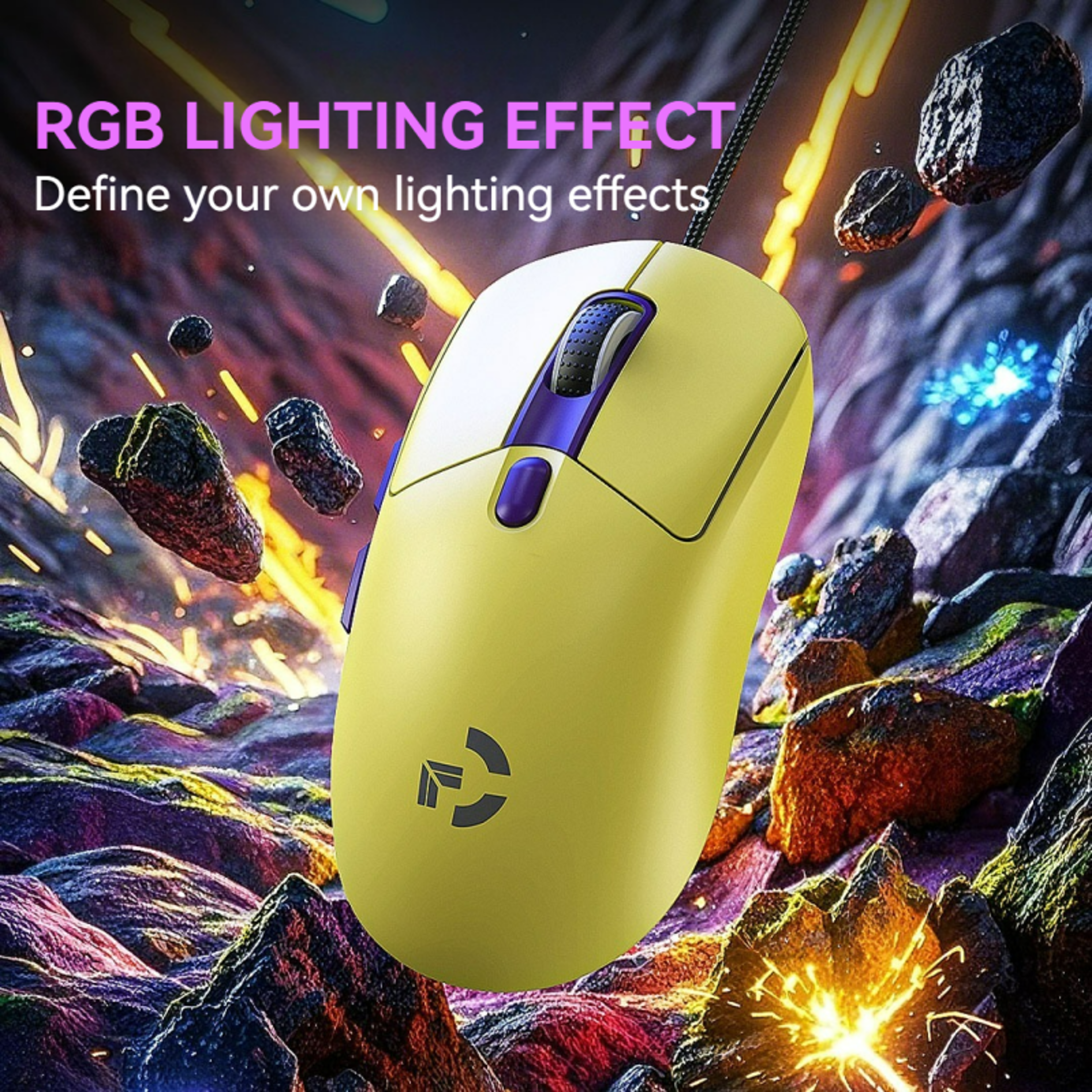RGB Gaming Mouse DPI Programmable Ergonomic Wired Mouse For PC  Laptop 5