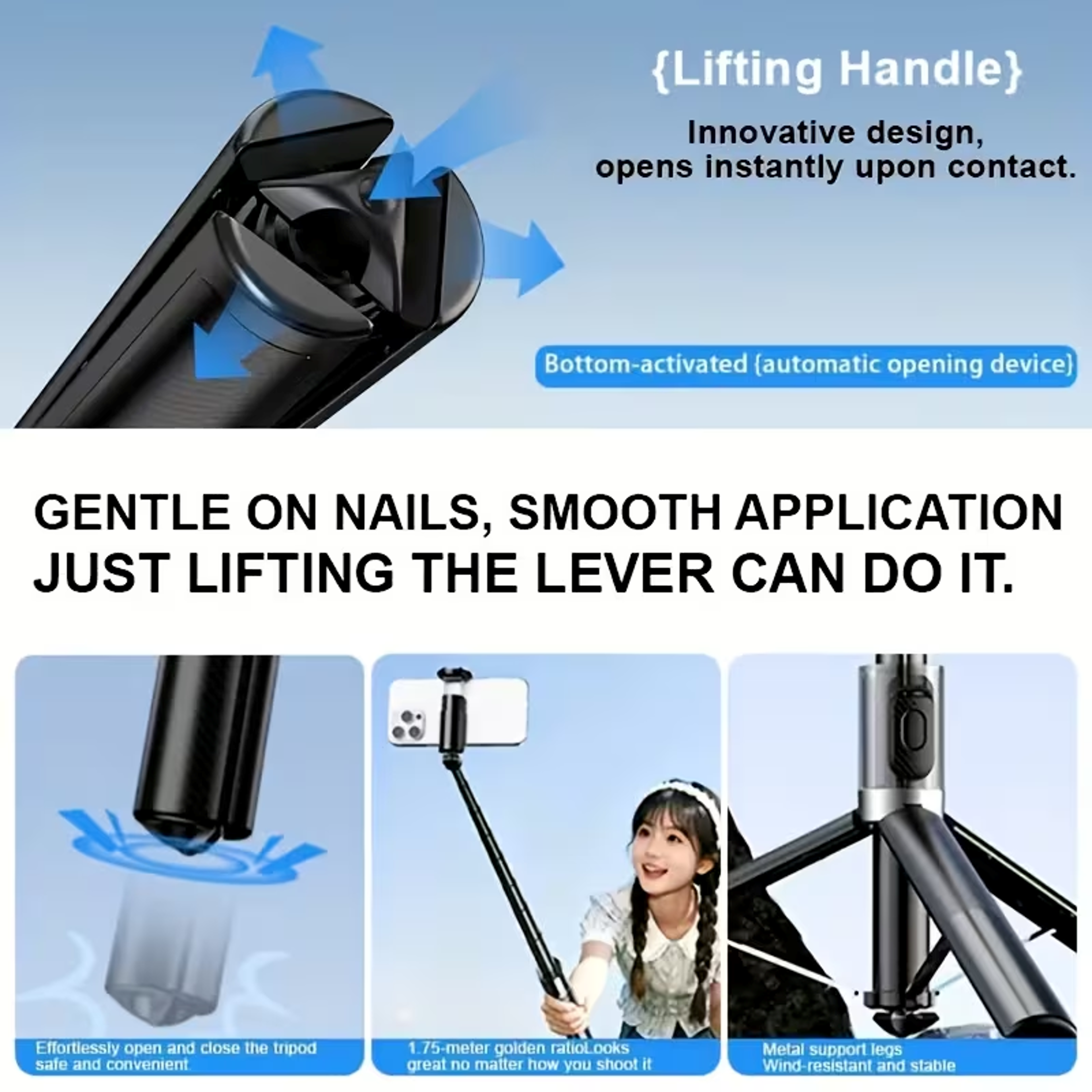 Selfie Stick Tripod With Wireless Remote For IPhone  Android 4