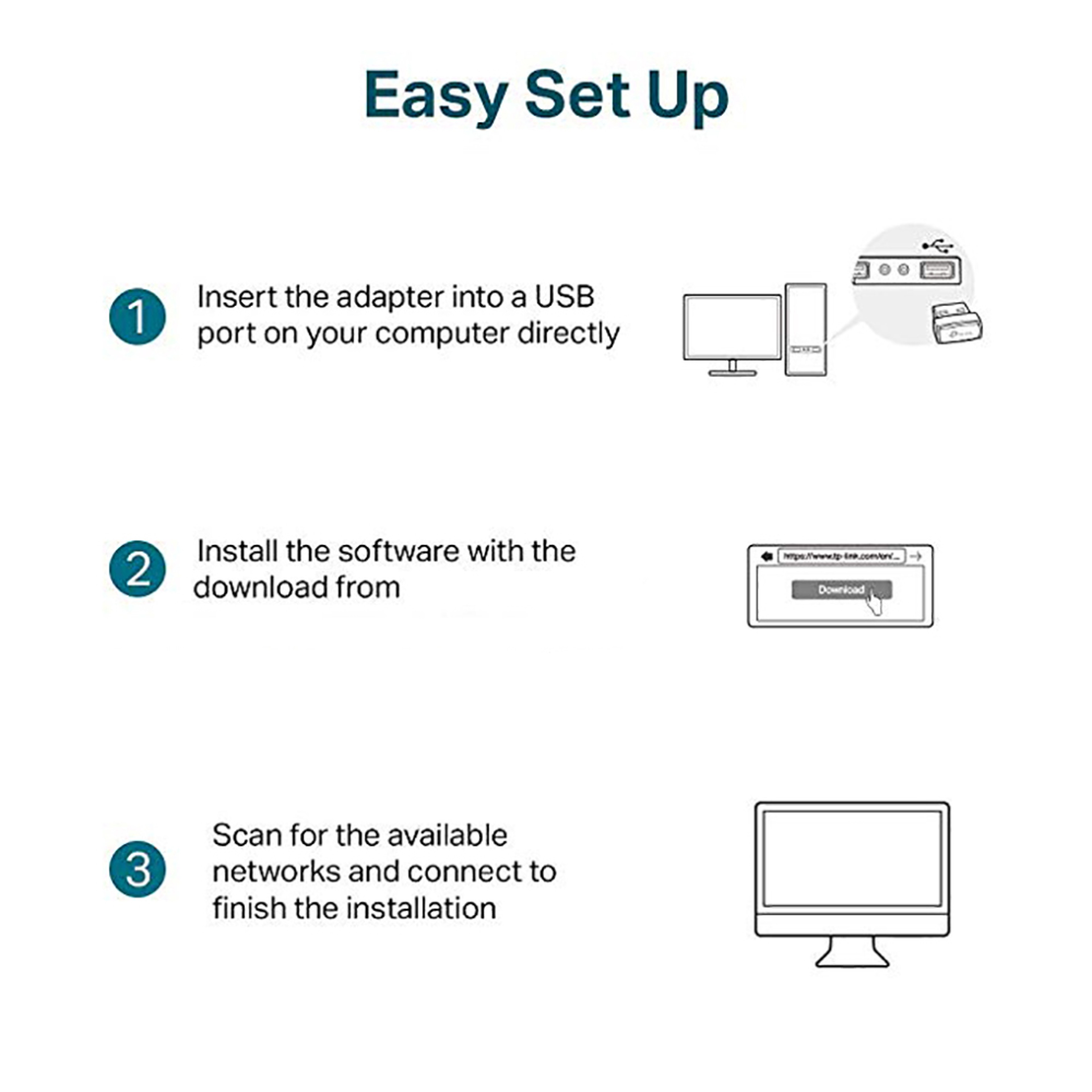 USB WiFi Adapter Wireless Network Dongle For Raspberry Pi Windows PC  Laptop 5