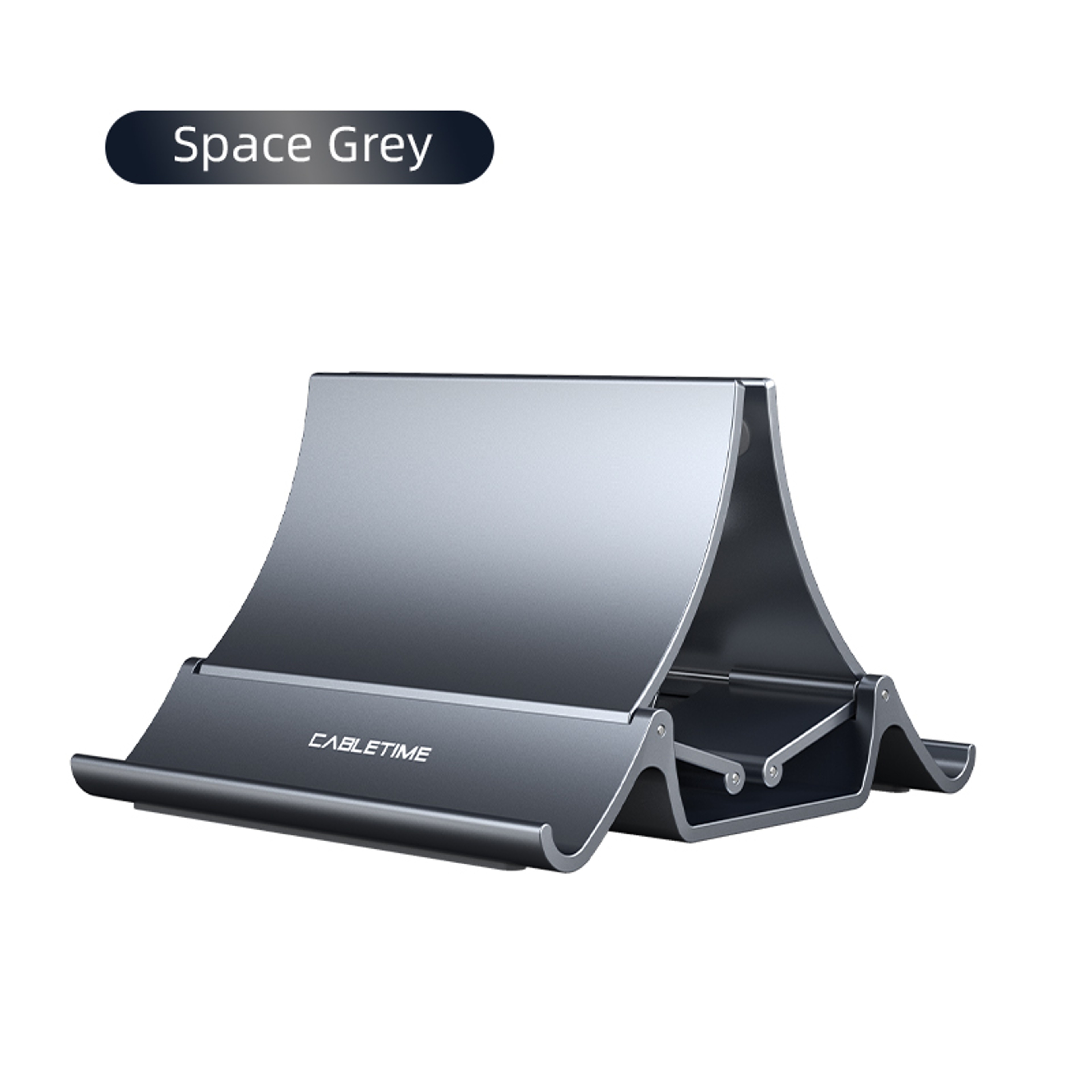 Space Saving Vertical Laptop Stand Adjustable Laptop Dock Holder For MacBook Surface IPad  Tablets 6