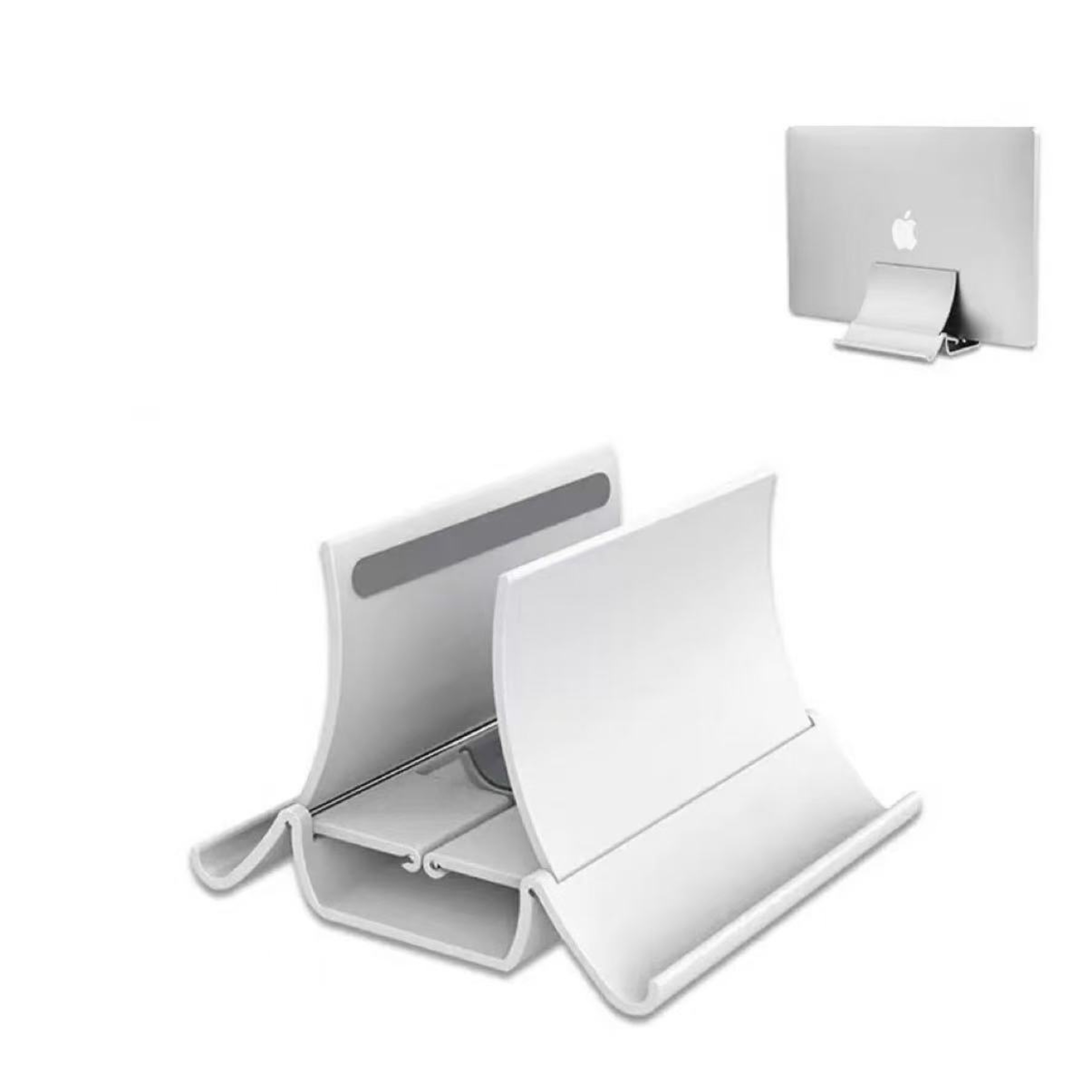 Vertical Laptop Stand With Gravity Lock Heat Dissipation Laptop Dock For Tablets And Notebooks 0
