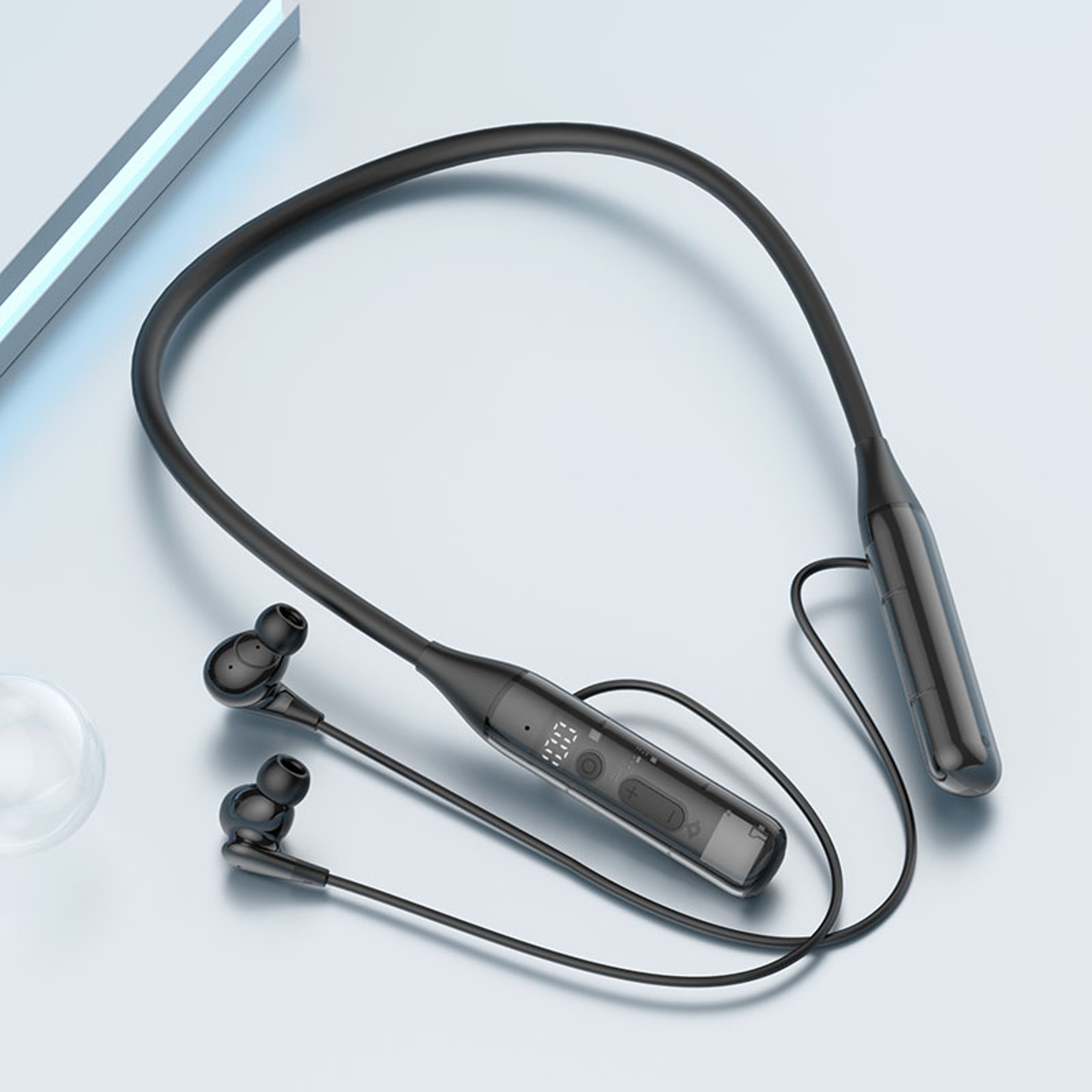 Sport Bluetooth Neckband Wireless Earbuds with HiFi Bass Stereo Sound – view 1