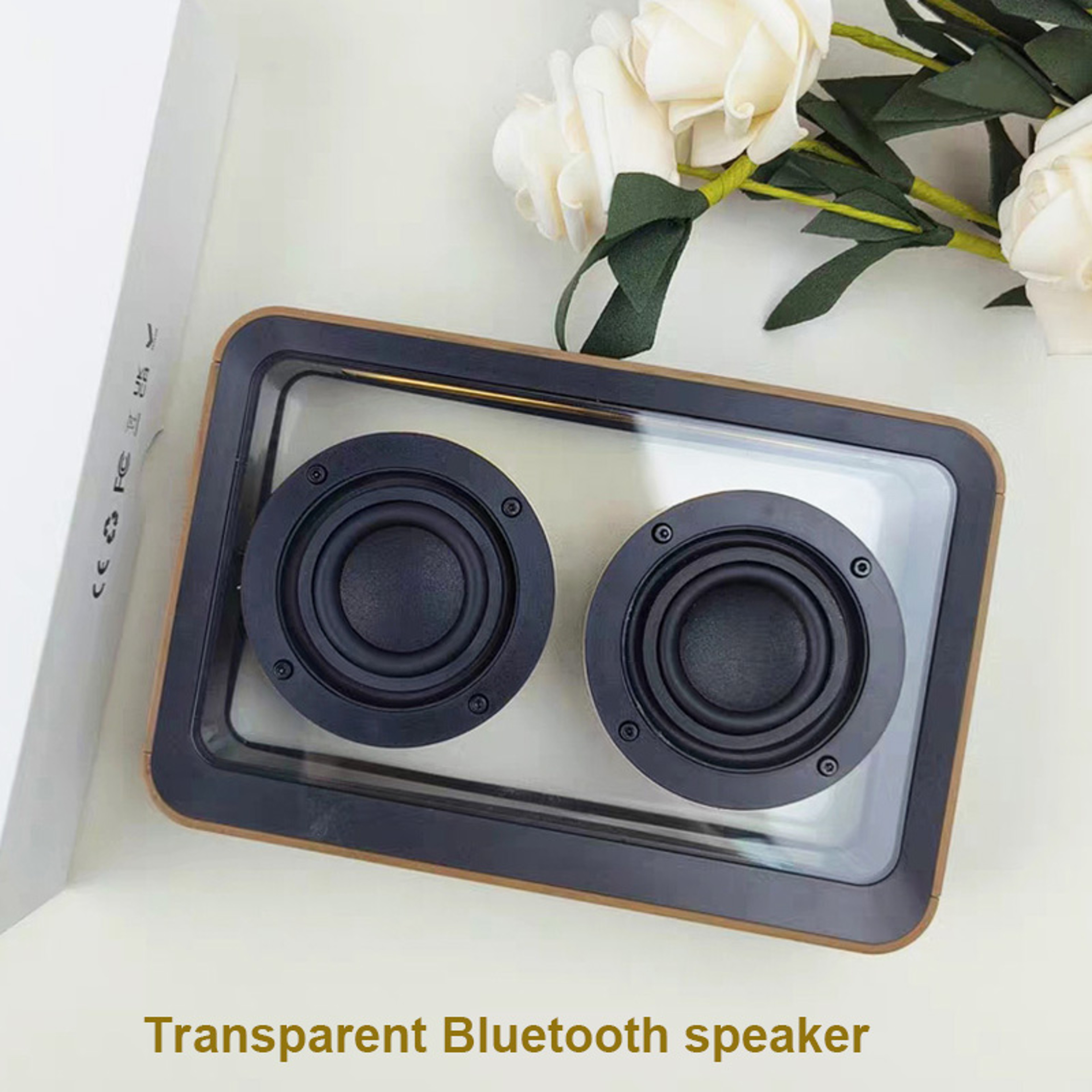 Transparent Bluetooth Speaker With Reading Light And Dual Speakers For Crystal Clear Sound 2