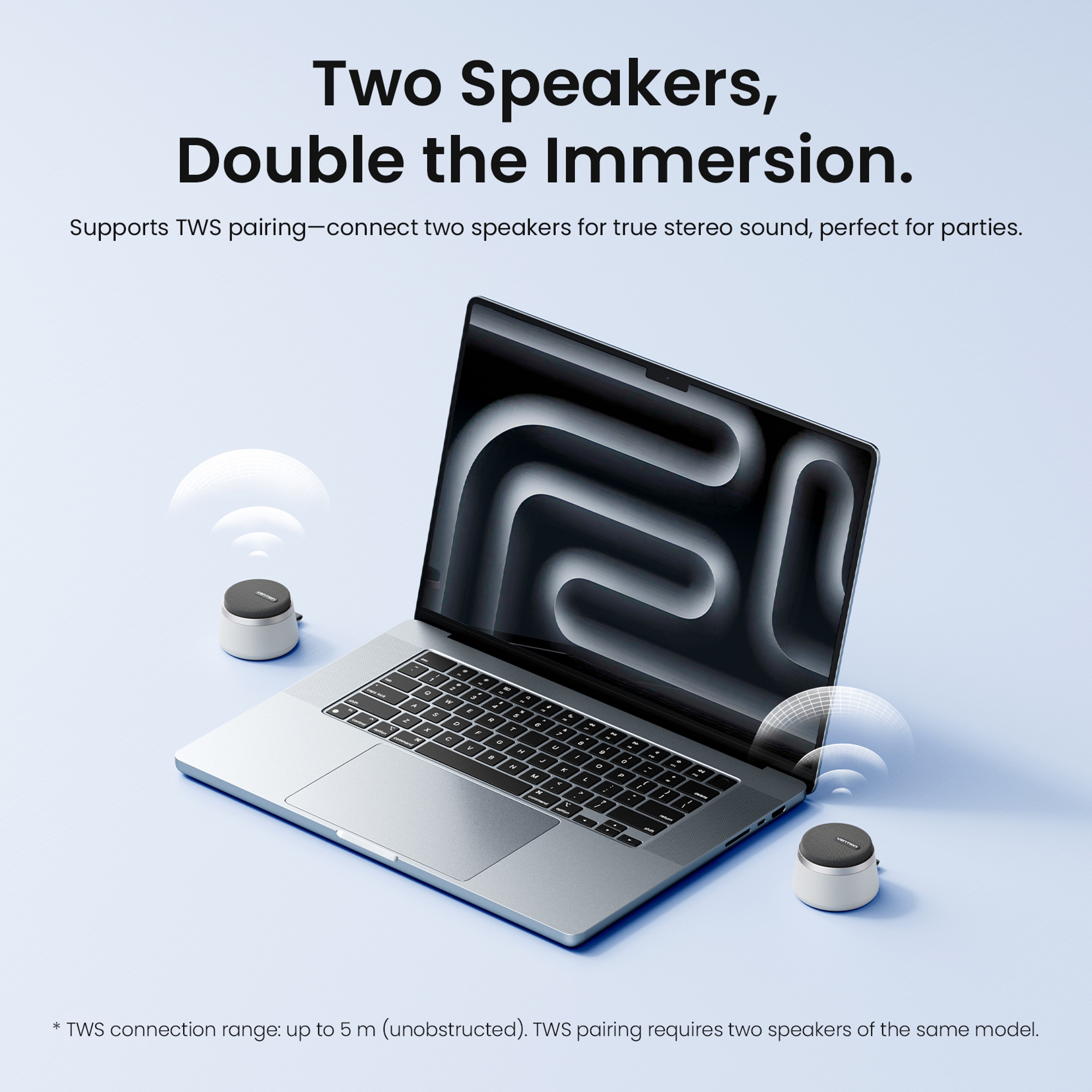 Magnetic Bluetooth Speaker Waterproof Portable Mini TWS Stereo Speaker 5