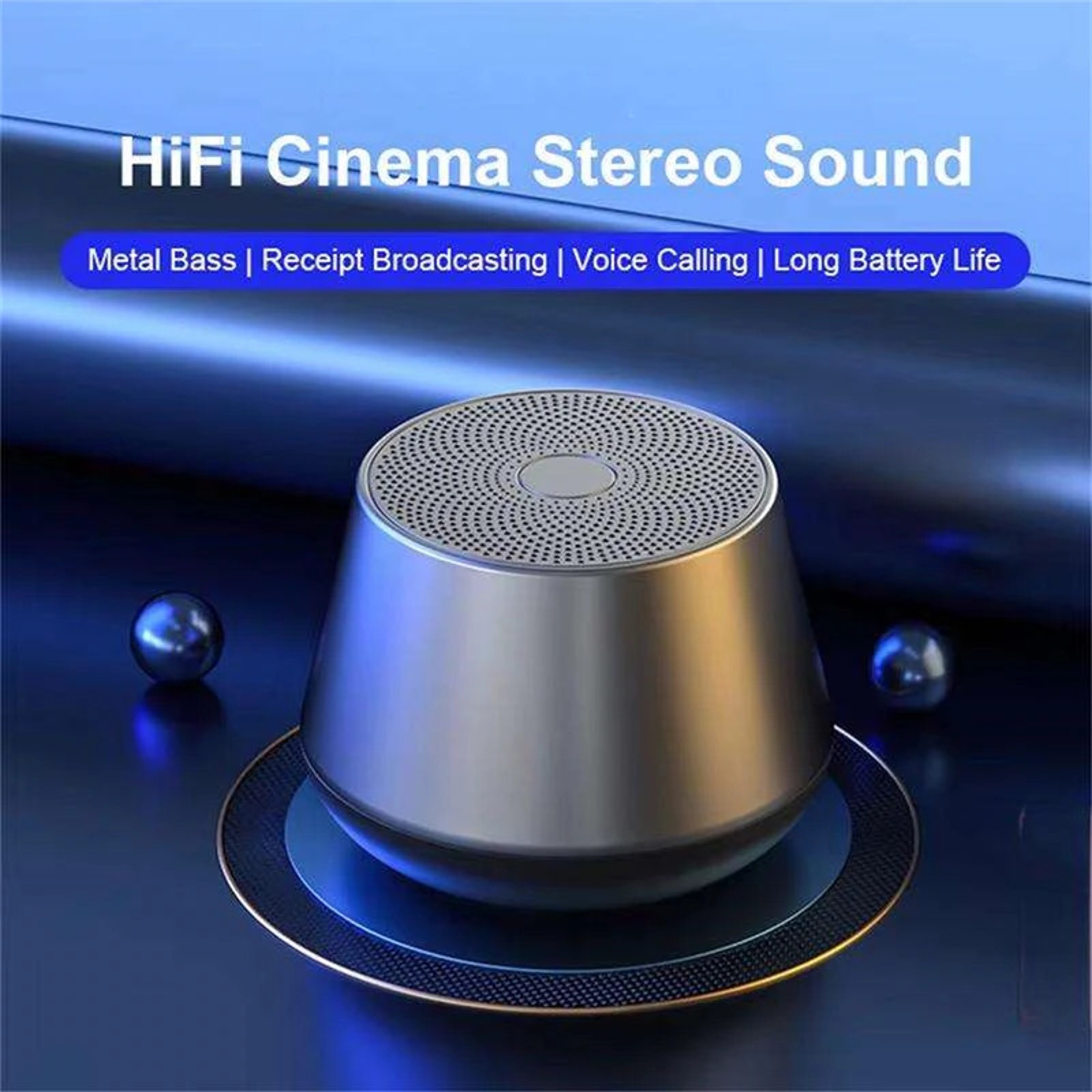 Portable Bluetooth Speaker With Deep Bass Sound Mini Wireless Outdoor Speaker For Camping  Travel 1