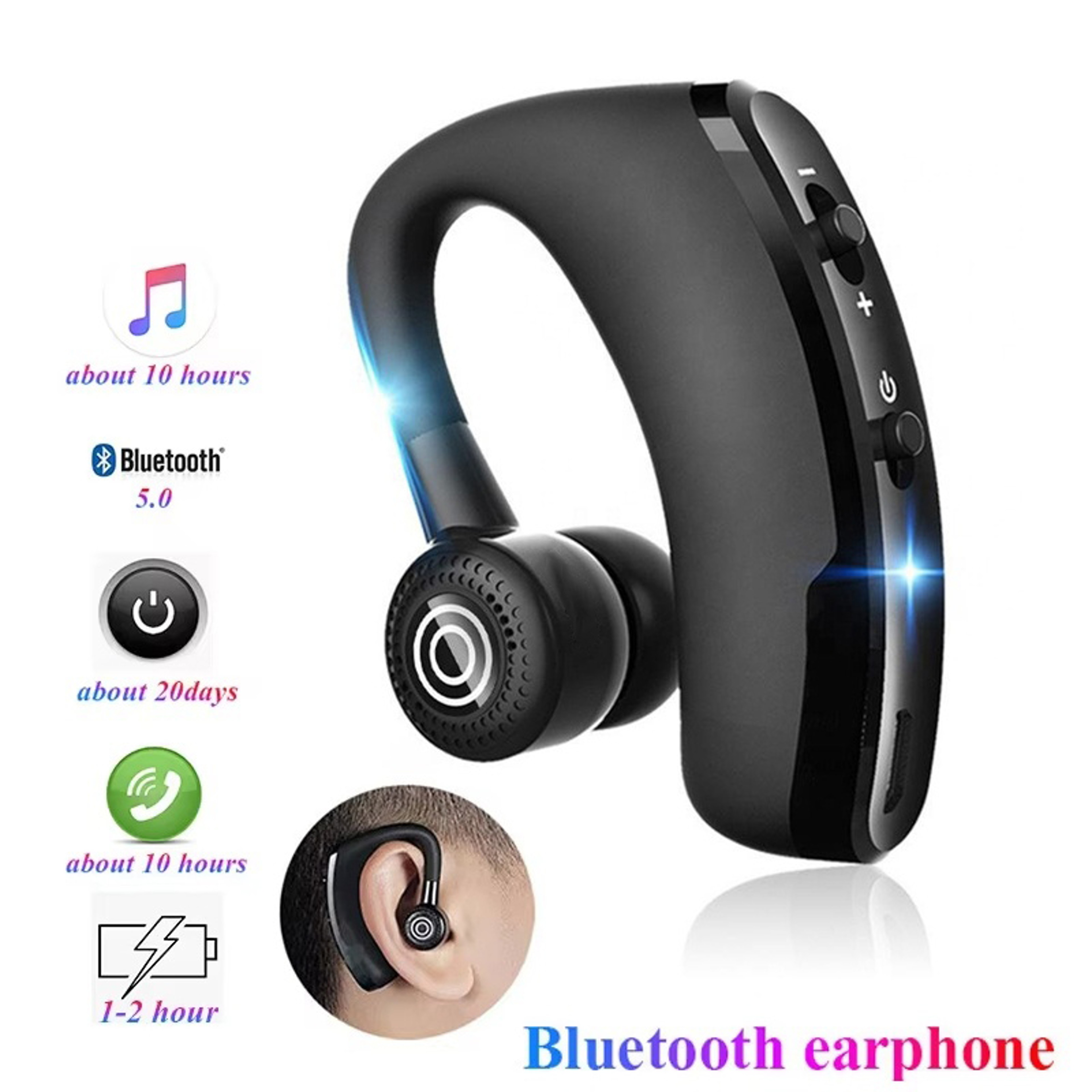 ActiveSound Bluetooth Earbuds Waterproof Wireless Earbud With Microphone For Sports  Hands Free Cal 1