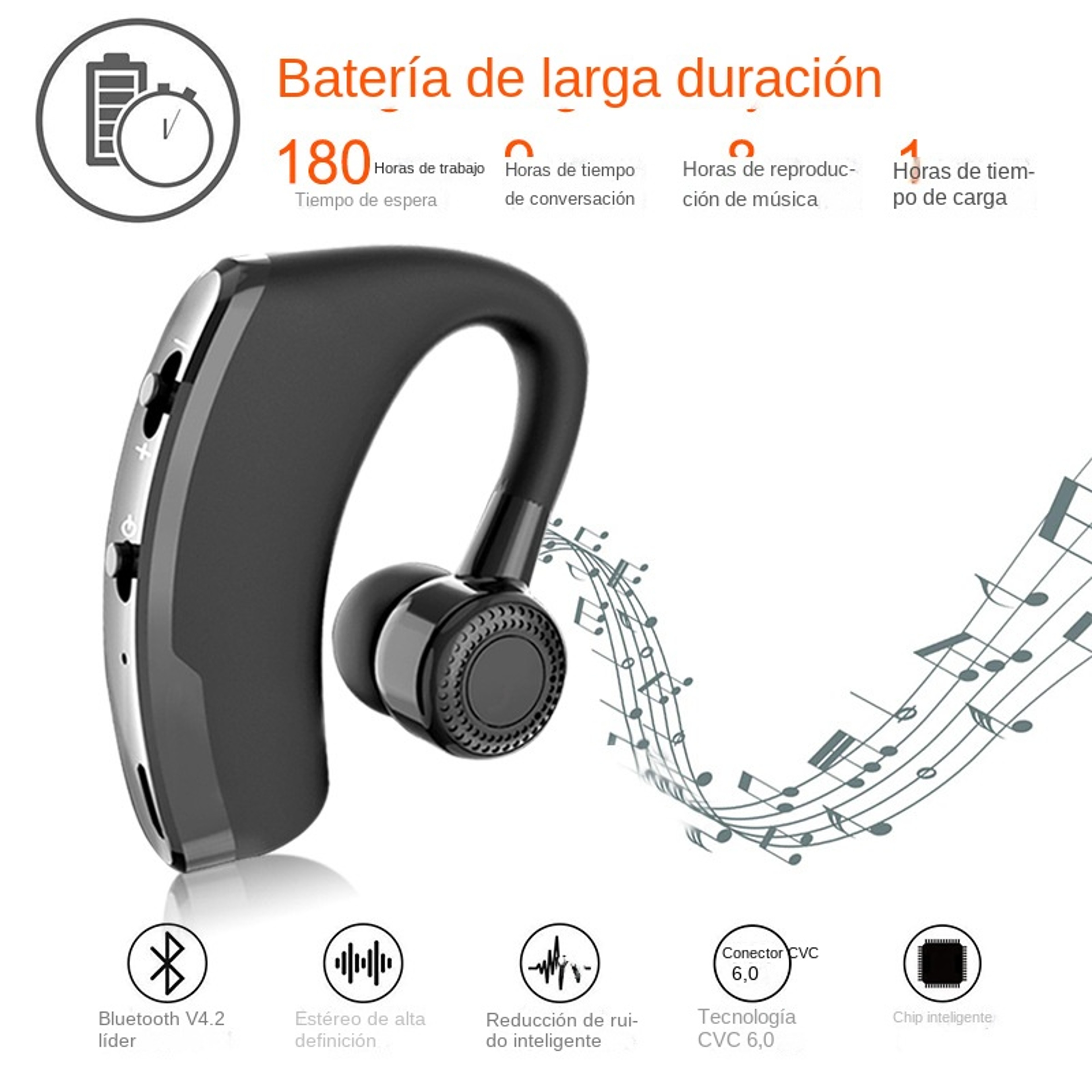 ActiveSound Bluetooth Earbuds Waterproof Wireless Earbud With Microphone For Sports  Hands Free Cal 6