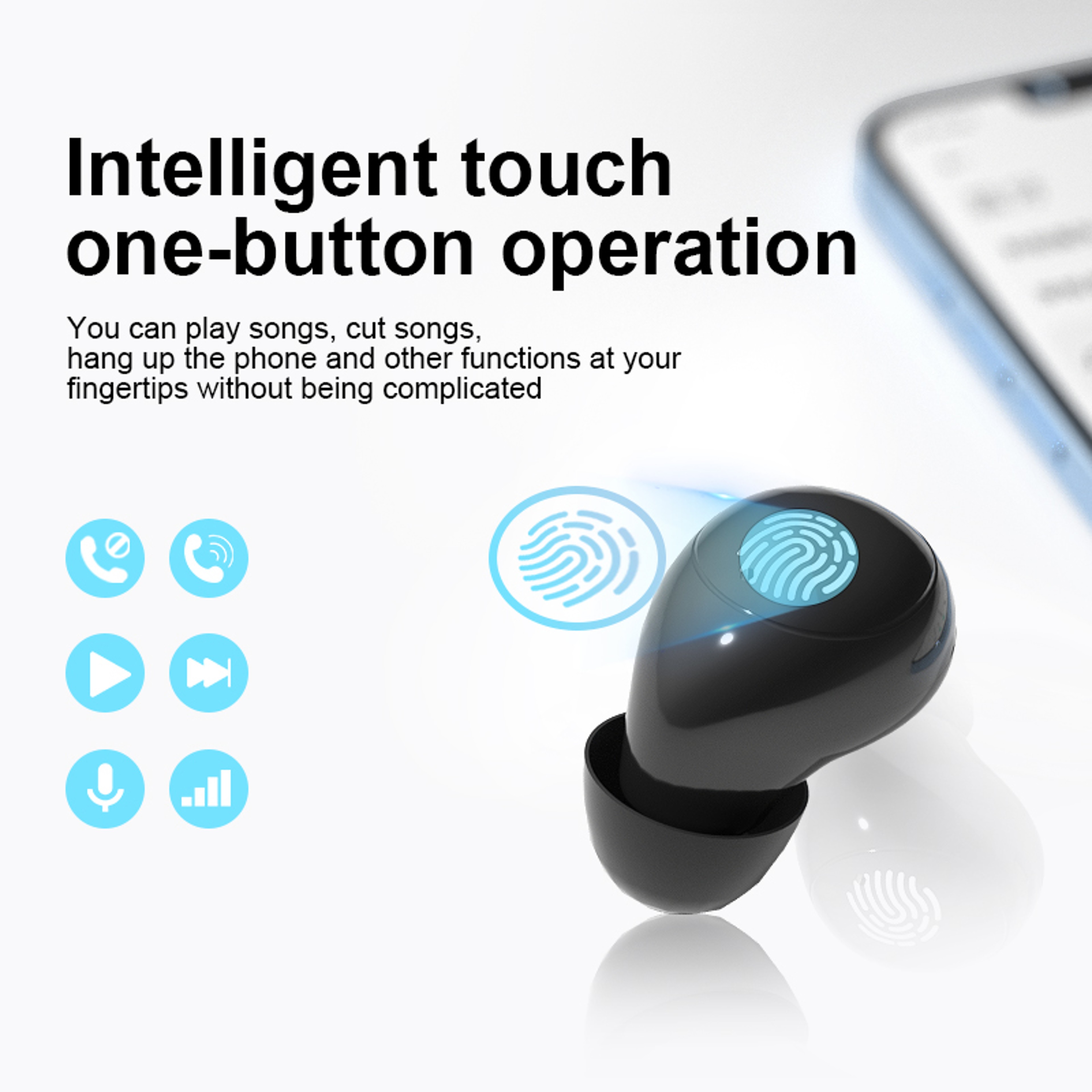 StealthPods Wireless Earbuds Bluetooth Mini TWS Headphones With HiFi Sound  Noise Reduction 4