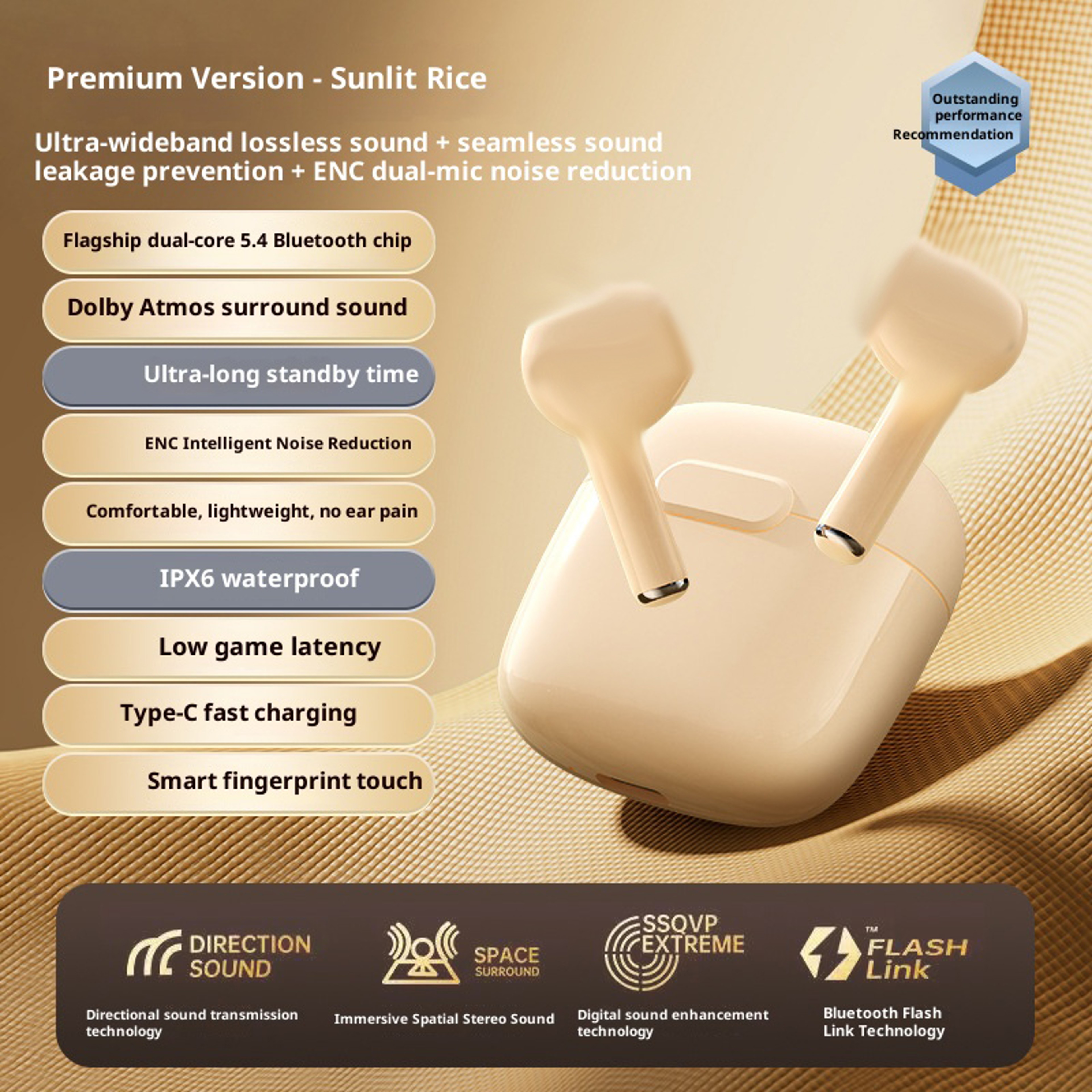 Mini Wireless Bluetooth Earbuds with Ultra Low Latency for iPhone Android & Huawei – view 6