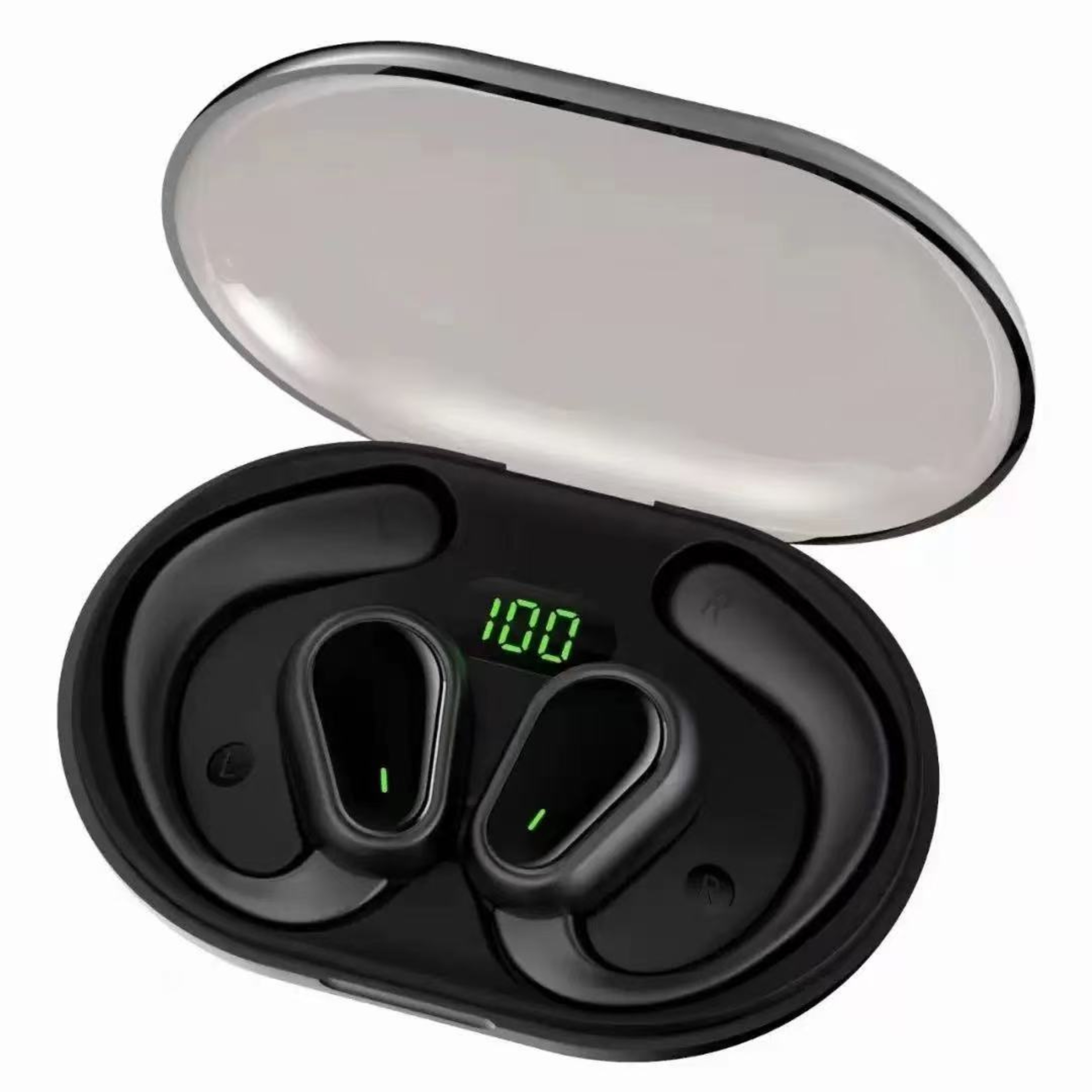 Wireless Bluetooth Earbuds With Bluetooth HiFi Stereo  Transparent Charging Case 6