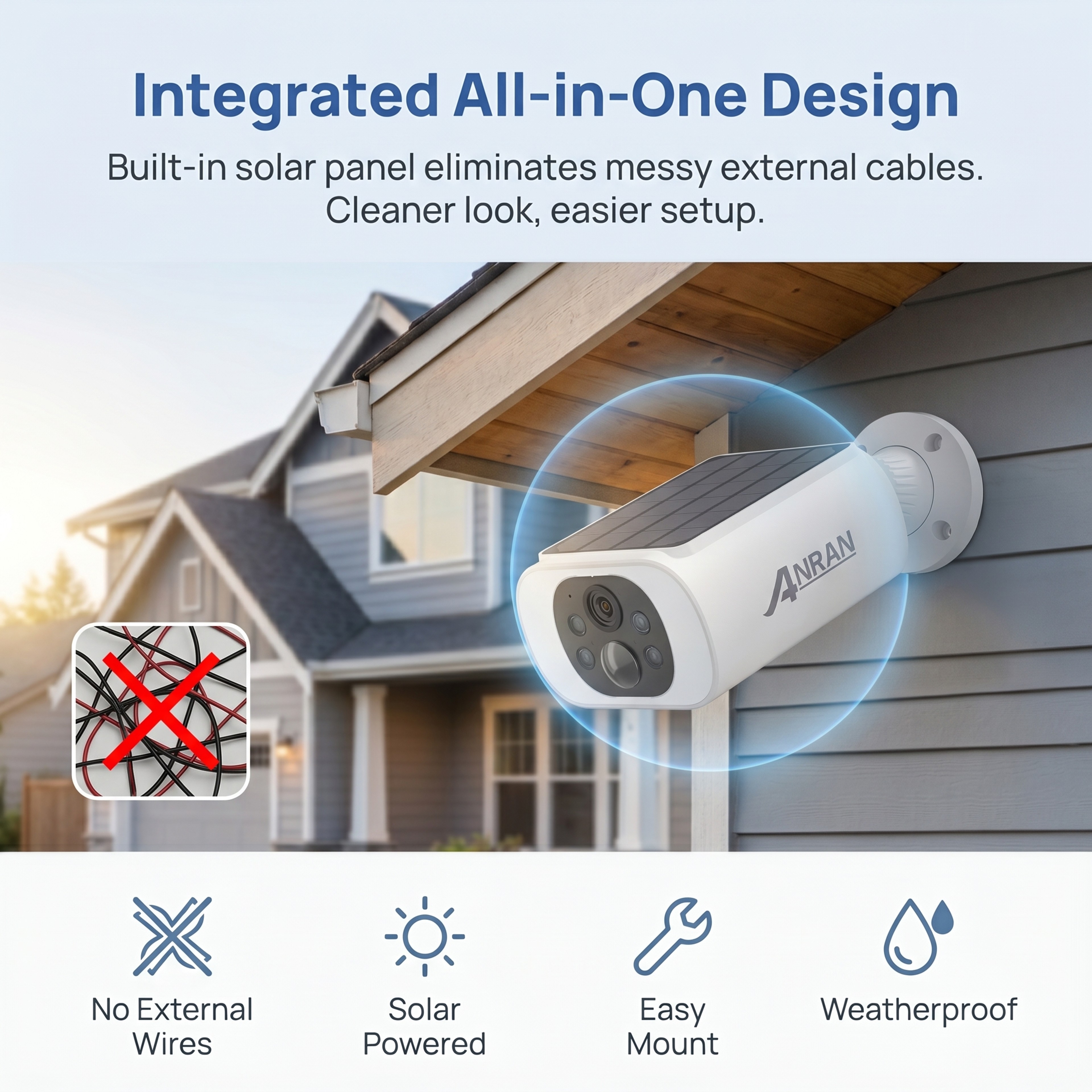 Solar Guard Pro Solar Security Camera Wireless Outdoor WiFi Camera with Night Vision & Motion Detection – view 3
