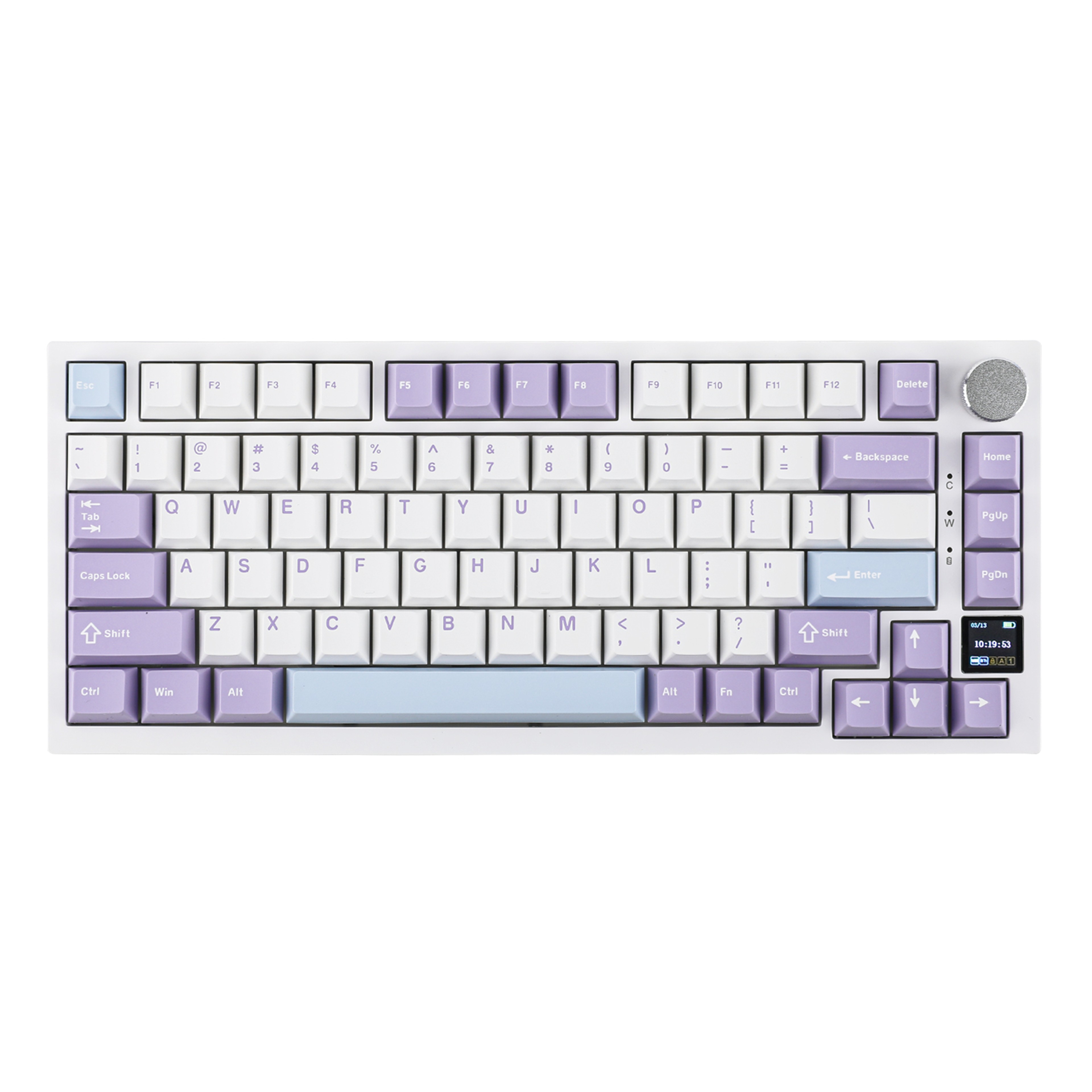 Wireless Mechanical Keyboard With TFT Screen And Gasket Mount For Mac Windows 1