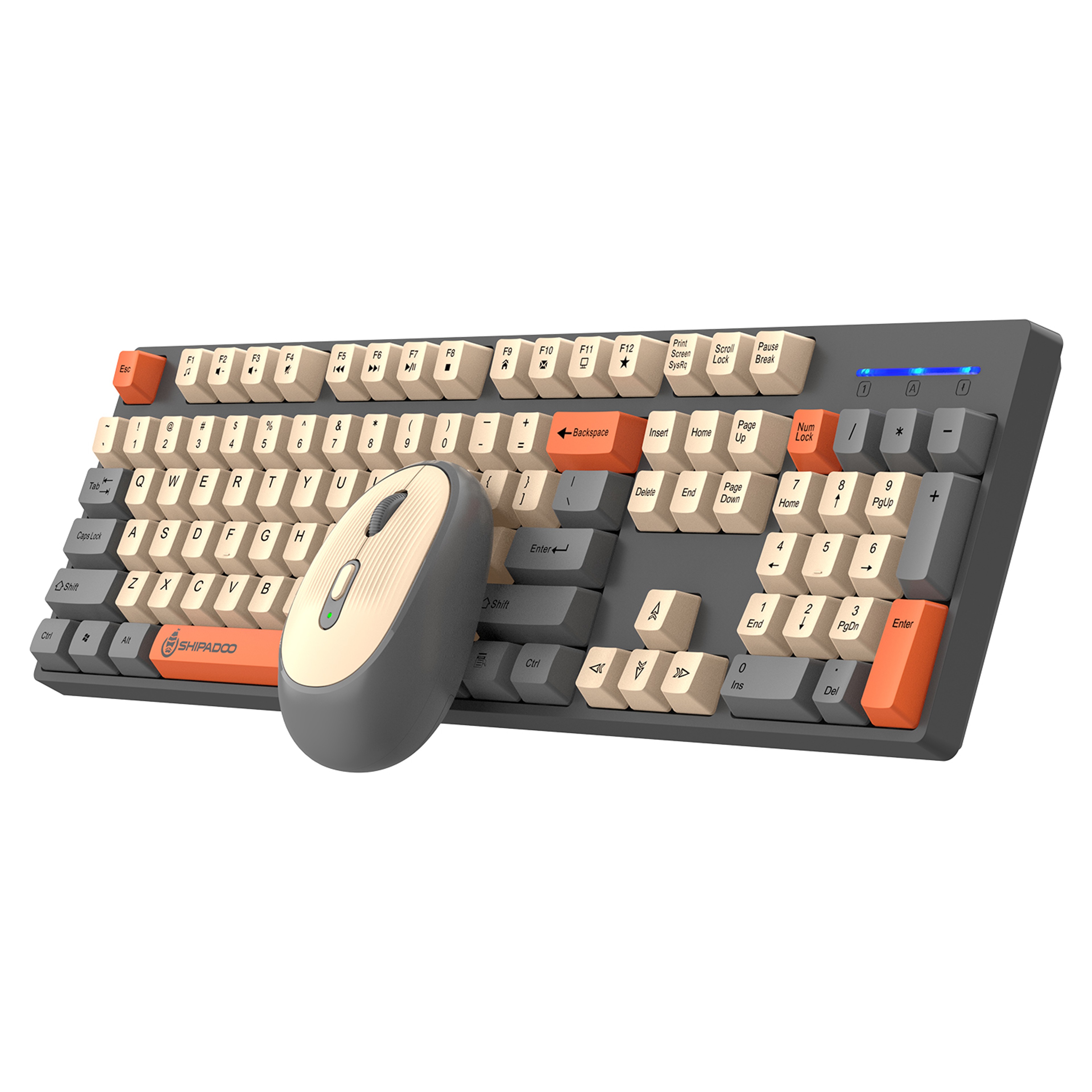 Wireless Keyboard and Mouse Combo for Gaming, Office & Laptop Use – view 1