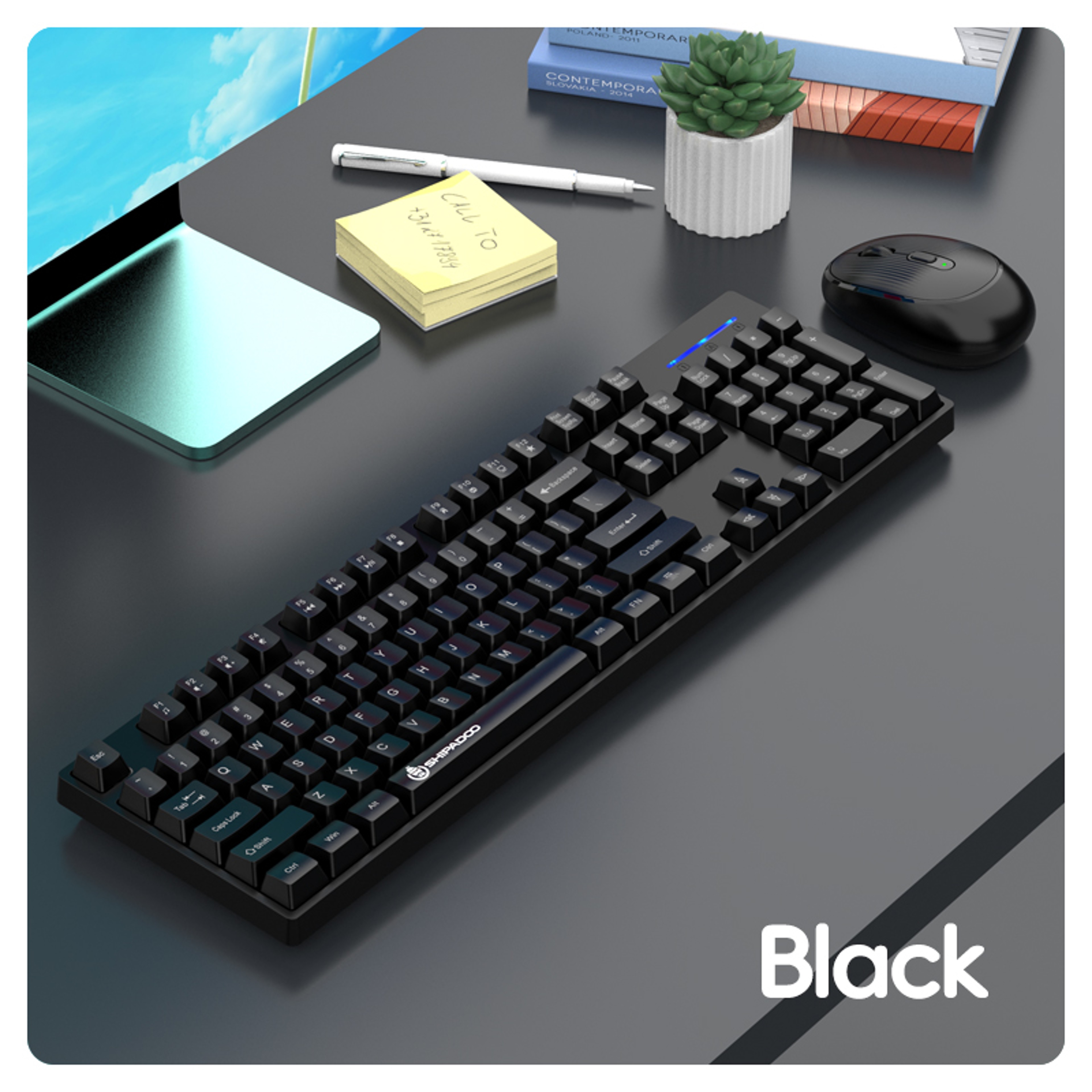 Wireless Keyboard and Mouse Combo for Gaming, Office & Laptop Use – view 10