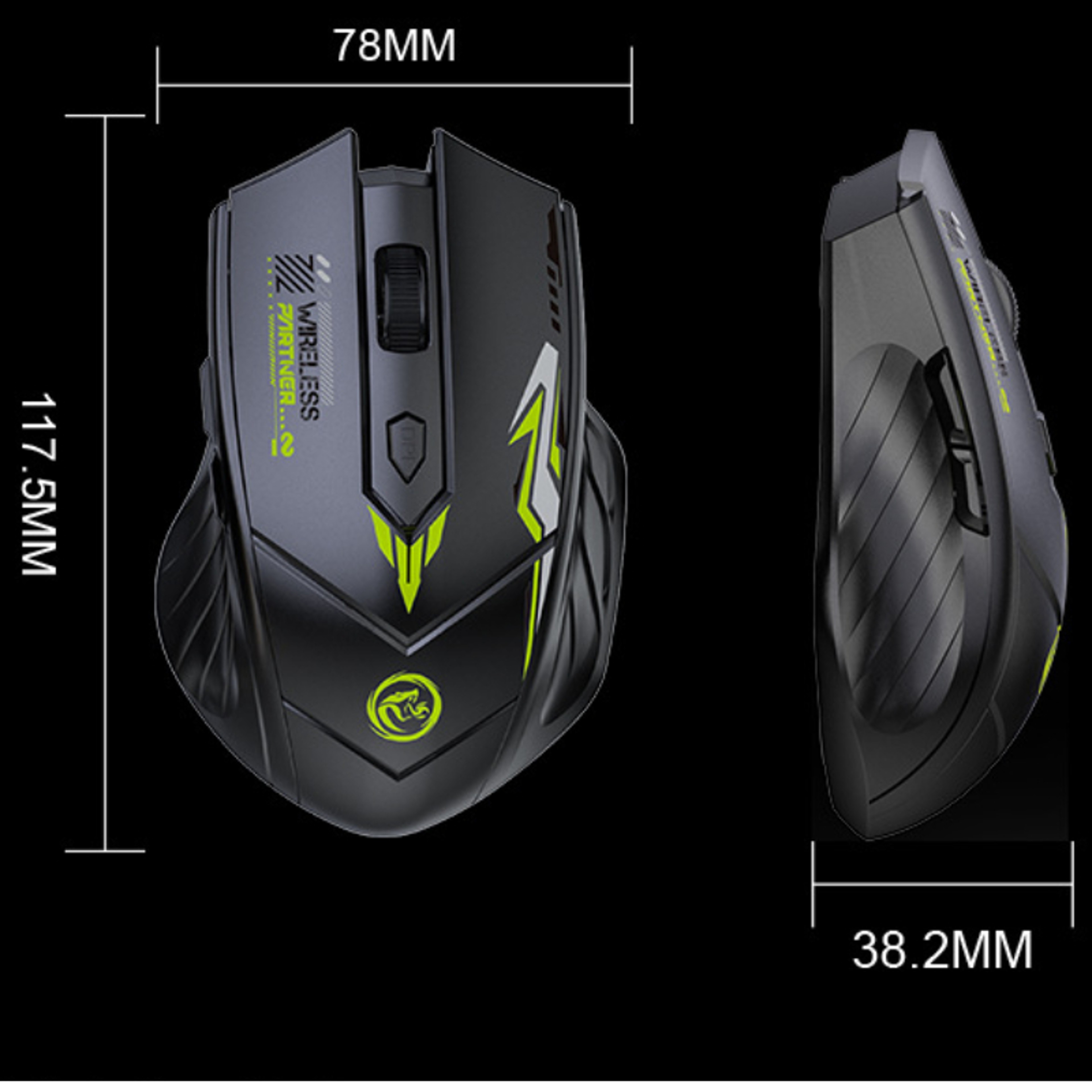 Dual Mode Wireless Bluetooth Mouse Rechargeable Silent LED Mouse For Laptop PC  Tablet 8