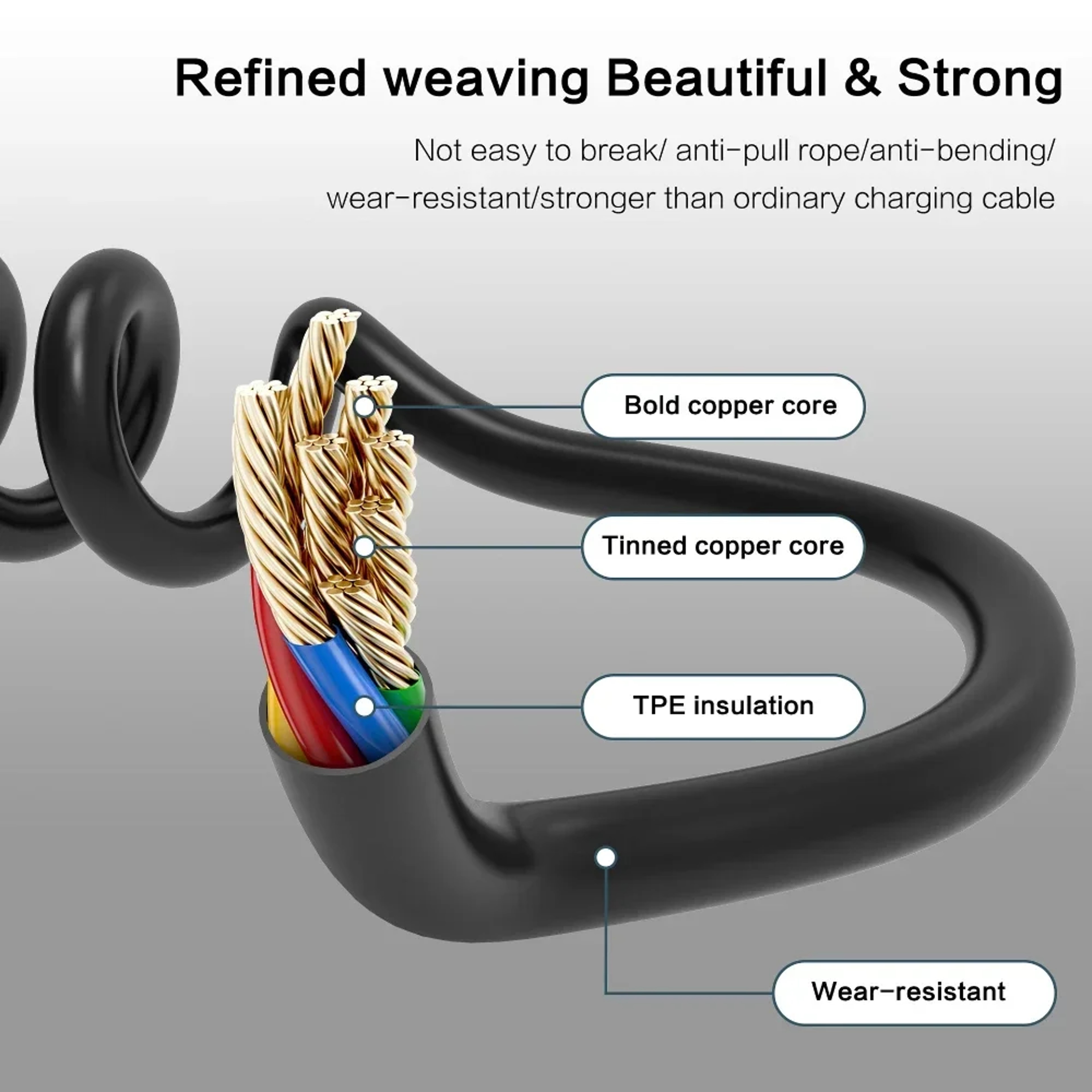 Portable Lightning Cable 20cm IPhone Fast Charging Cable Short USB Sync Cord 4