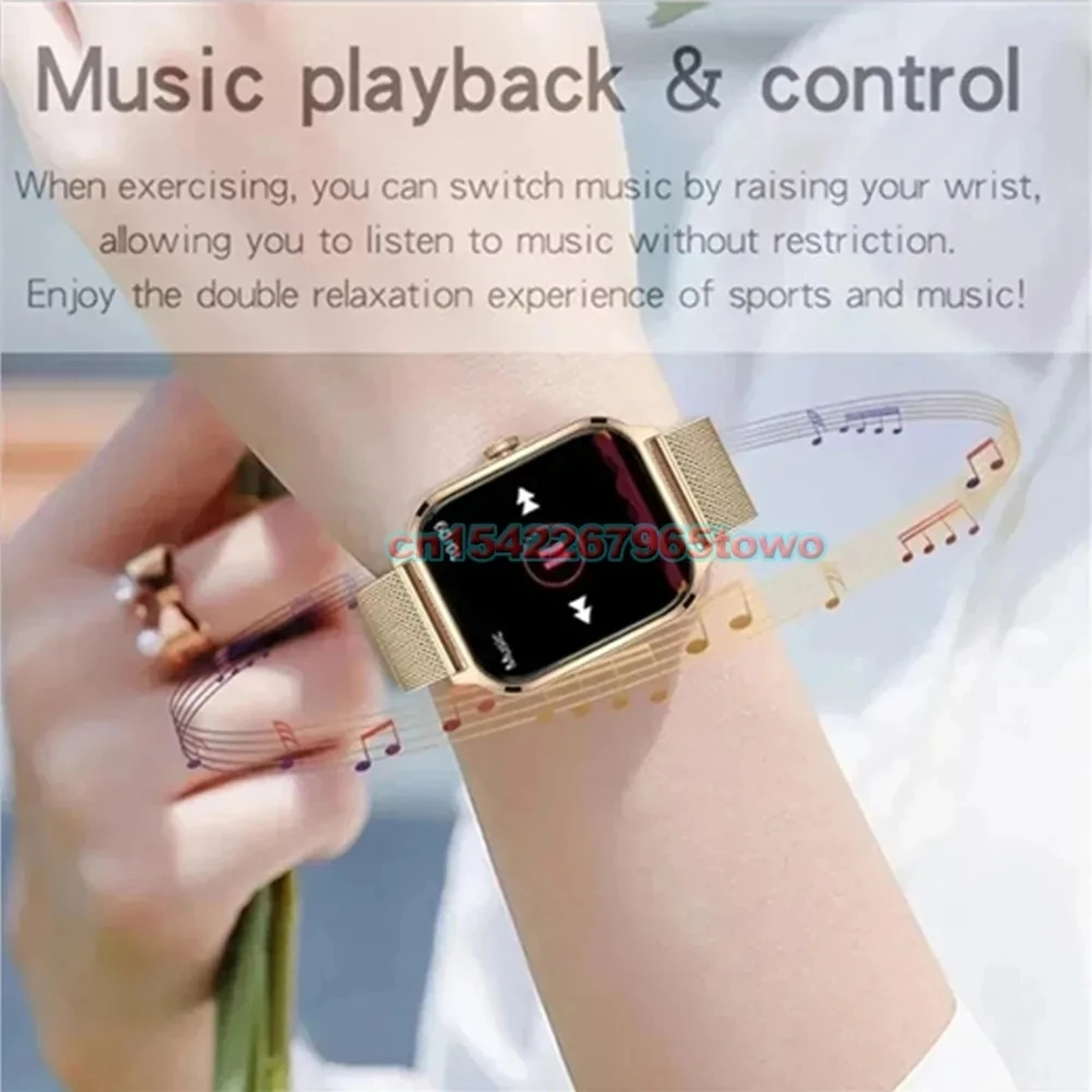 Smart Watch With HD Display Bluetooth Calling For Android IOS 6