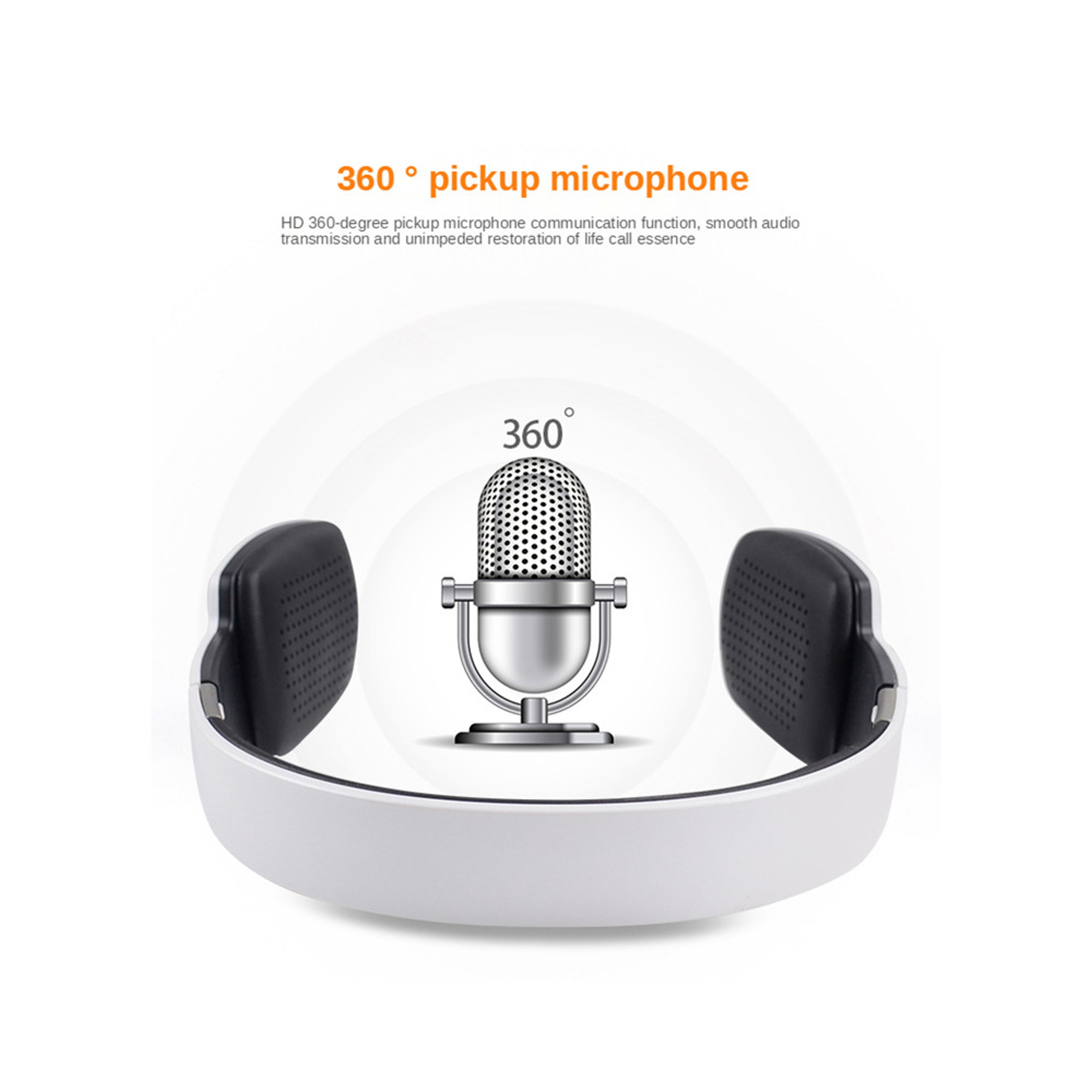 Wireless Bluetooth On Ear Headphones With Microphone And Foldable Design 2
