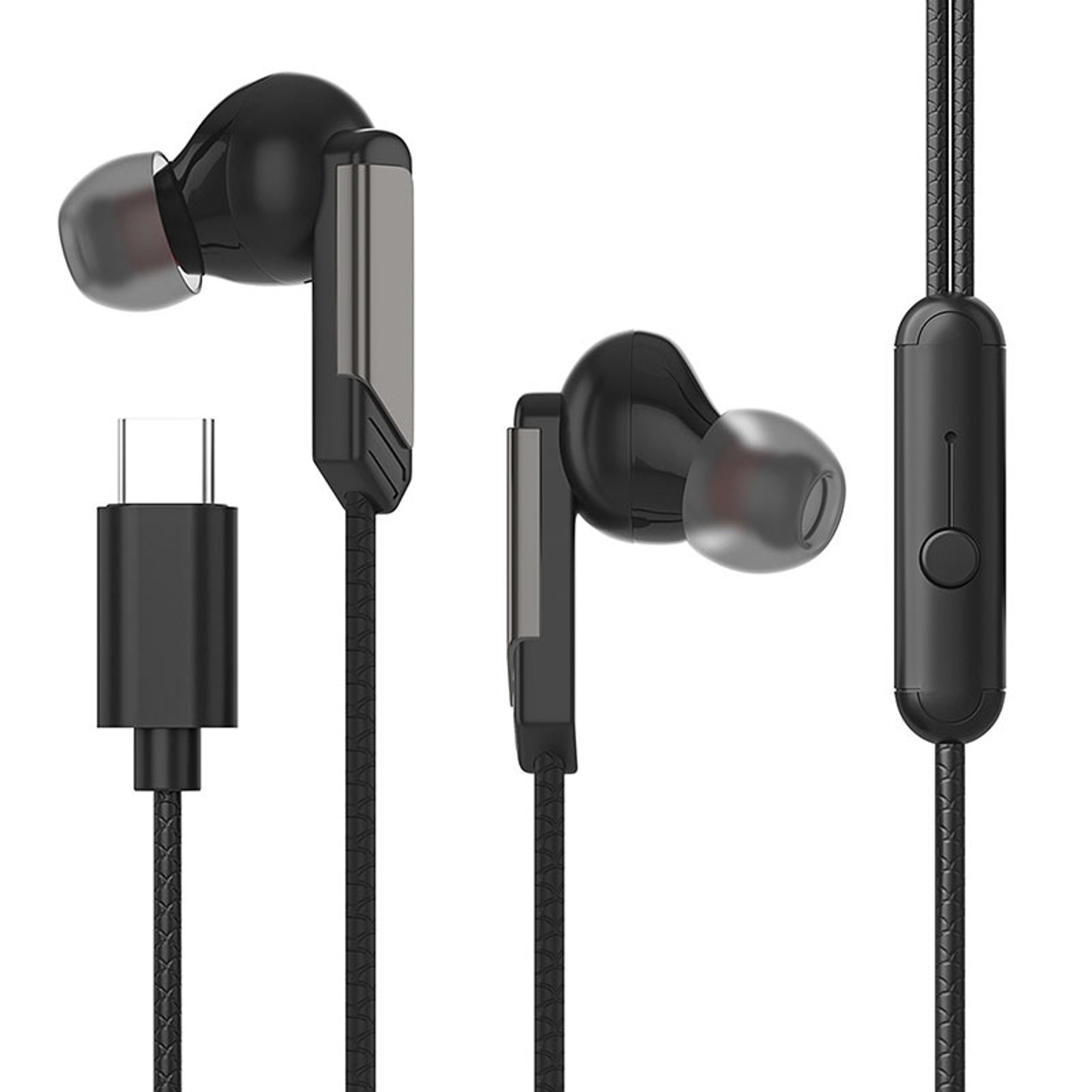 USB C Wired Earbuds With HD Mic Stereo In Ear Headphones For Music Gaming And Calls 1