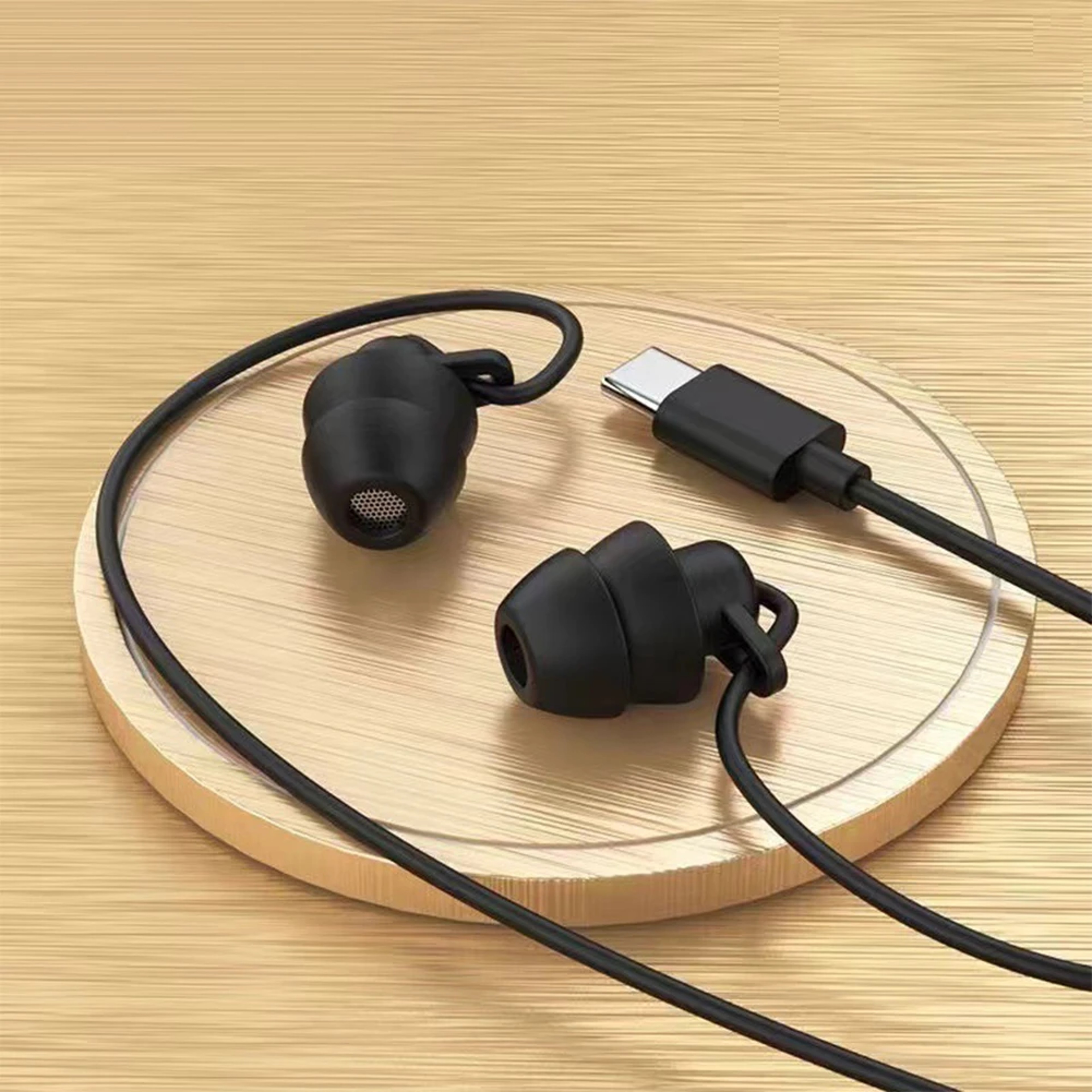 Wired Type C & Earphones with Microphone and Soft Sleep Fits – view 11