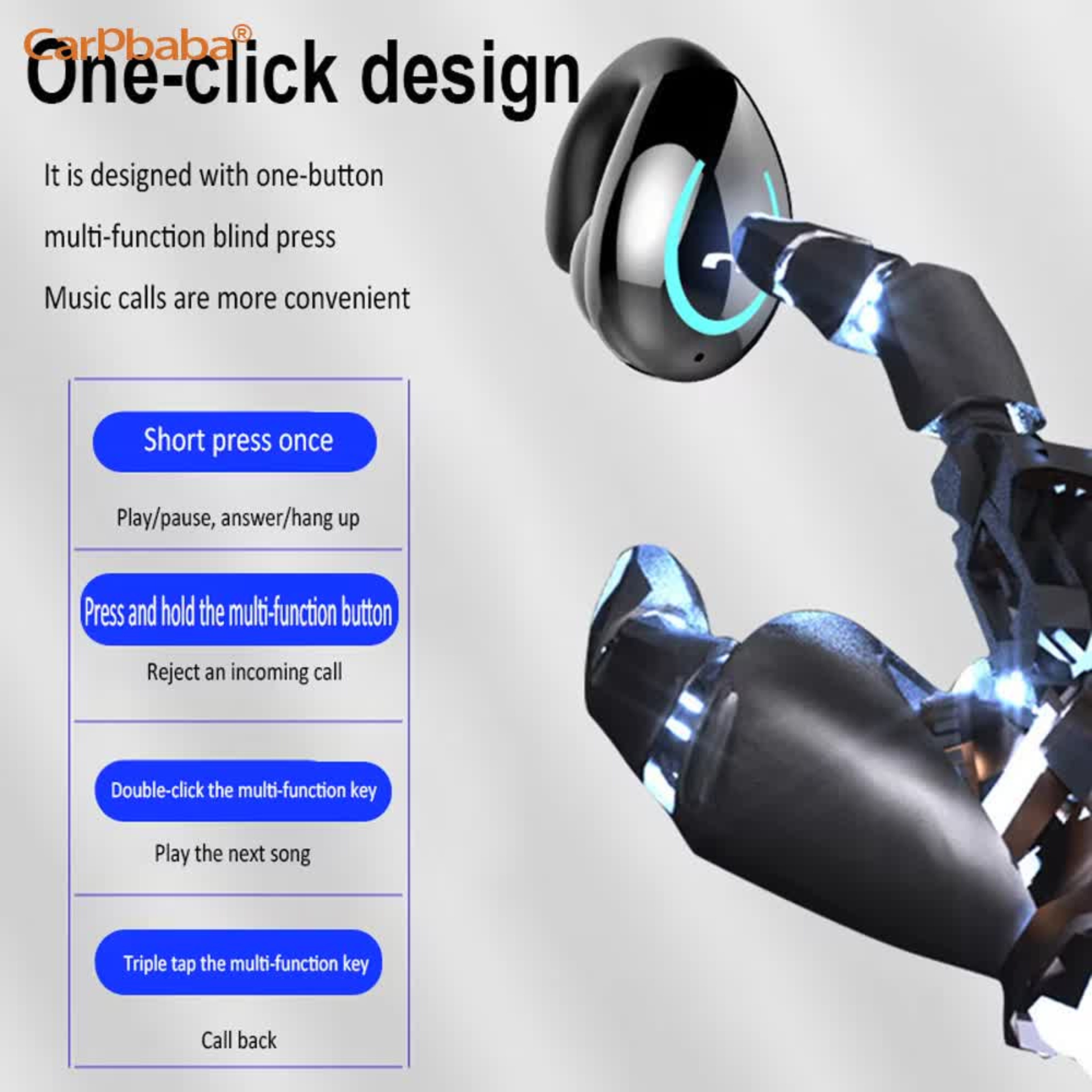 Air Conduction Clip On Bluetooth Headset With Microphone For Work And Driving 4