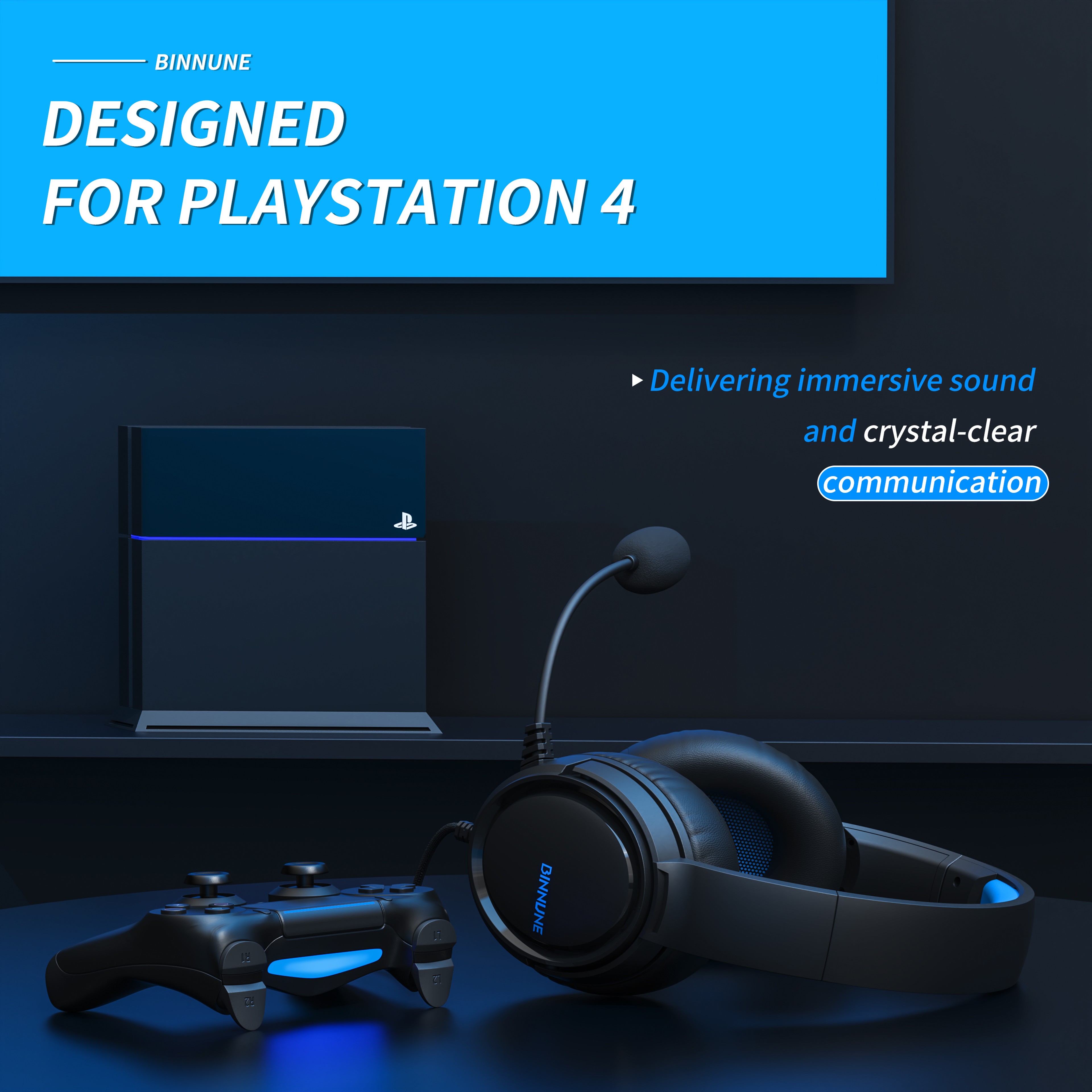 Wired Gaming Headset With Microphone For Xbox Switch And PC 1