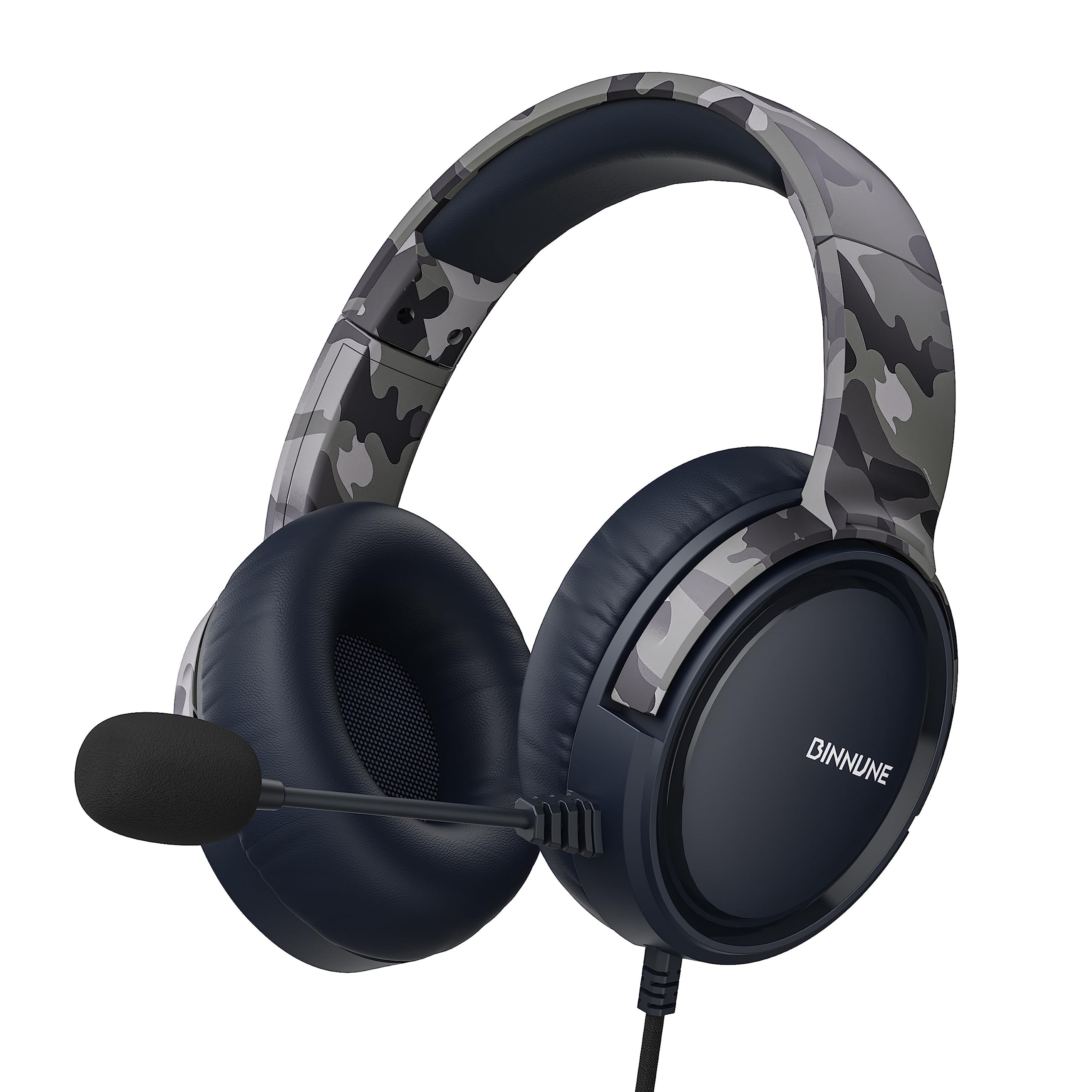 Gaming Headset With Mic For PC And Switch Stereo Wired Headphones 7