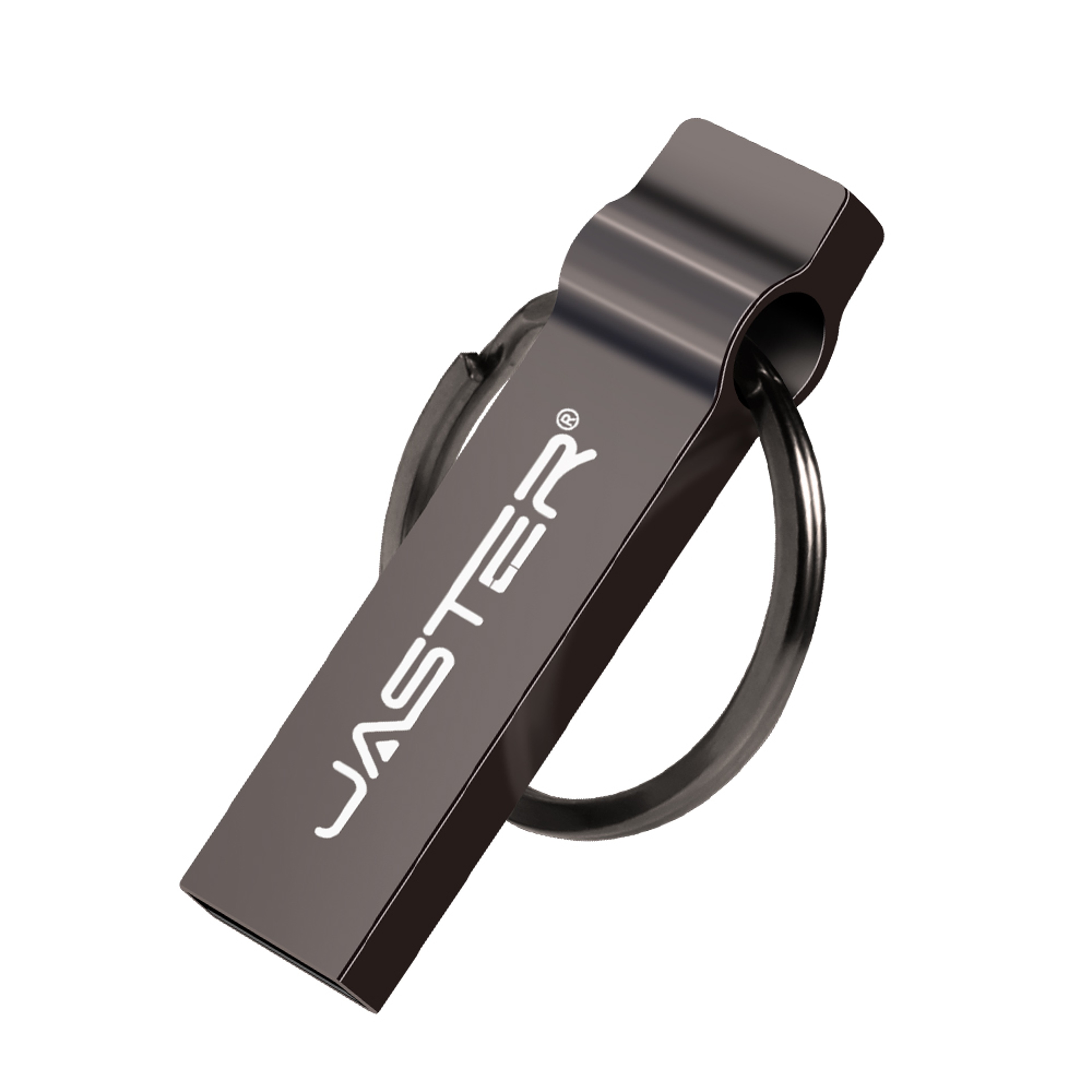 Metal USB Flash Drive High Speed Flash Drive Portable Memory Stick with Keychain – view 1