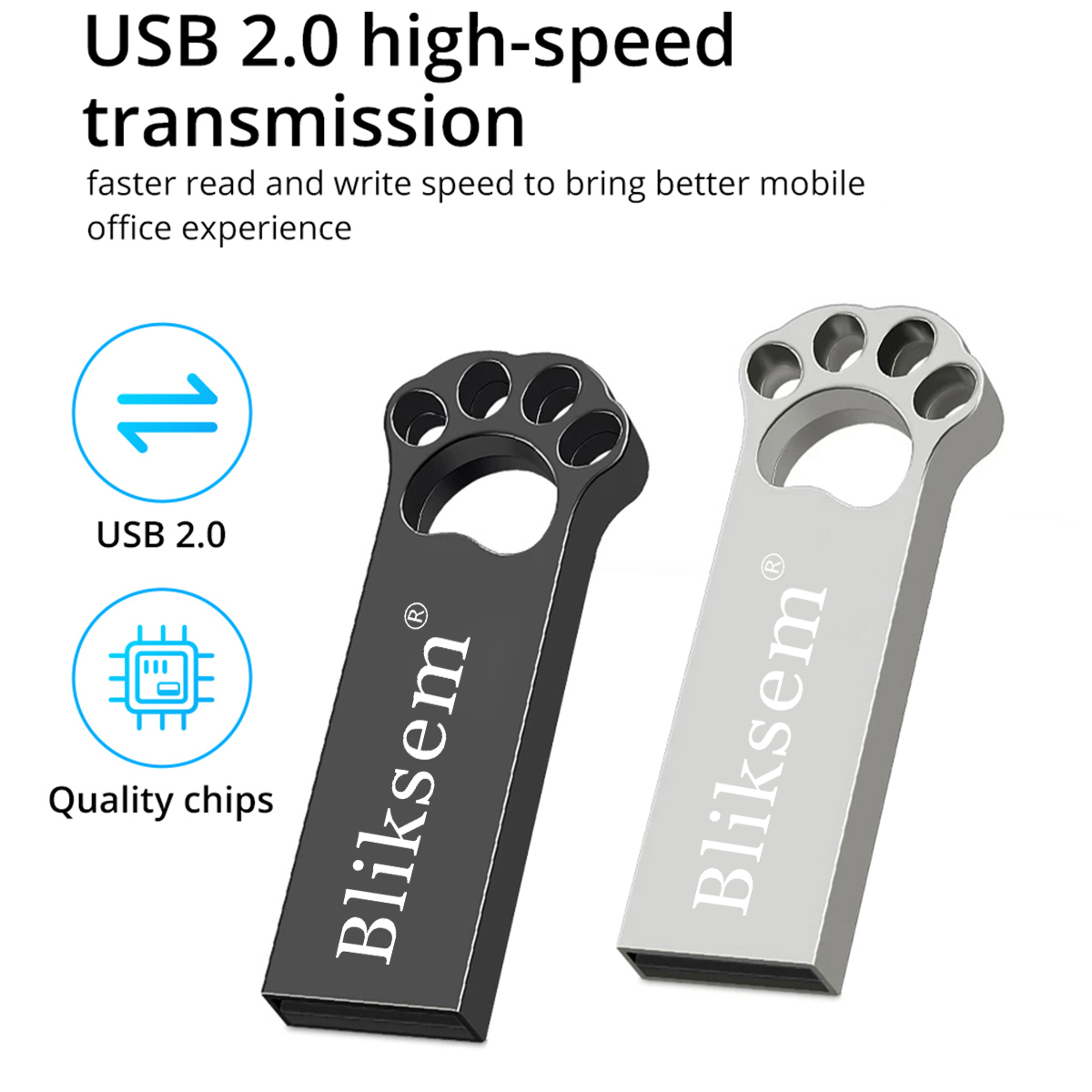Portable USB Flash Drive Mini USB Storage Memory Stick 2
