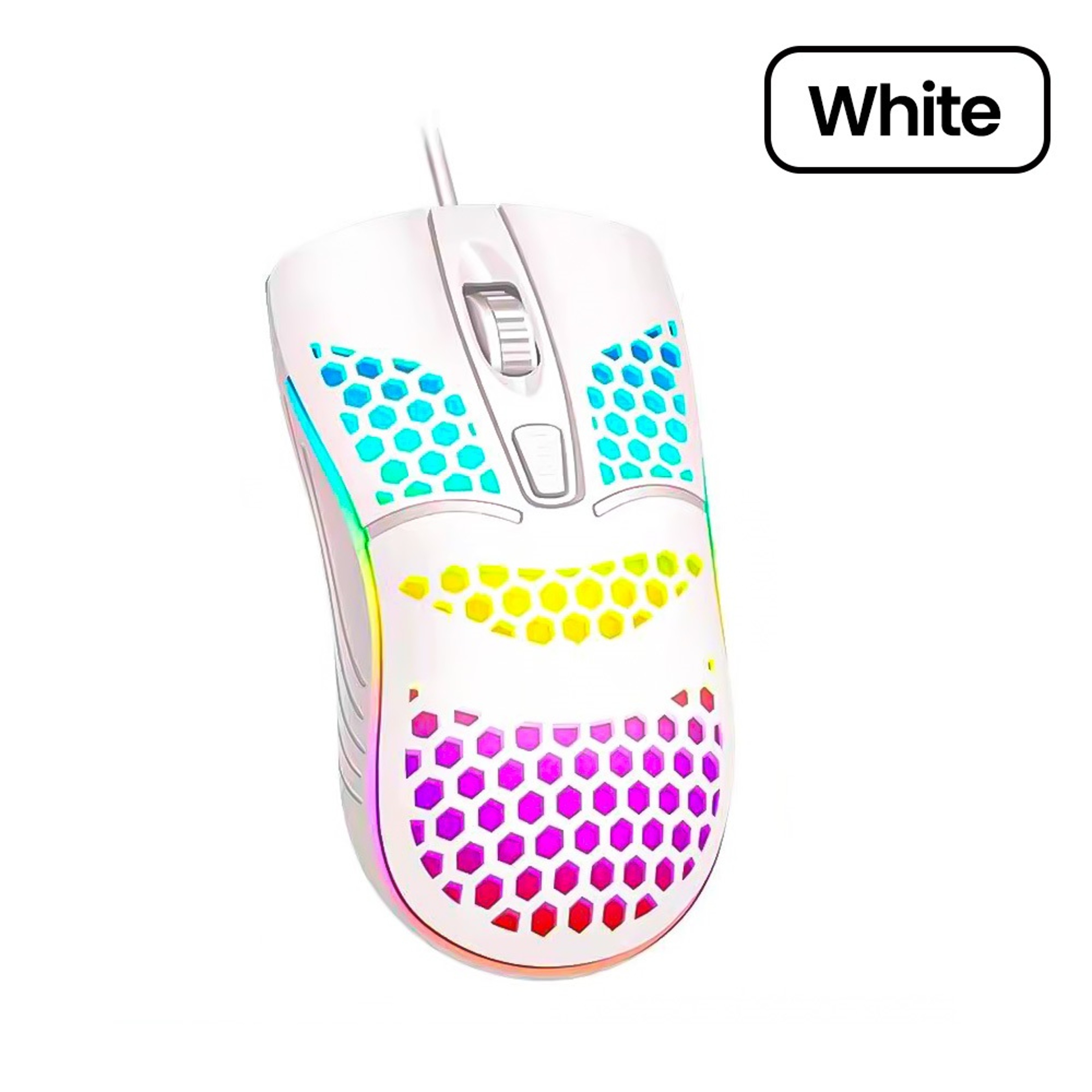 USB Wired Mouse RGB Luminous Gaming Mouse 1600DPI Desktop Laptop Mute Office Computer Wired Mouse F 9