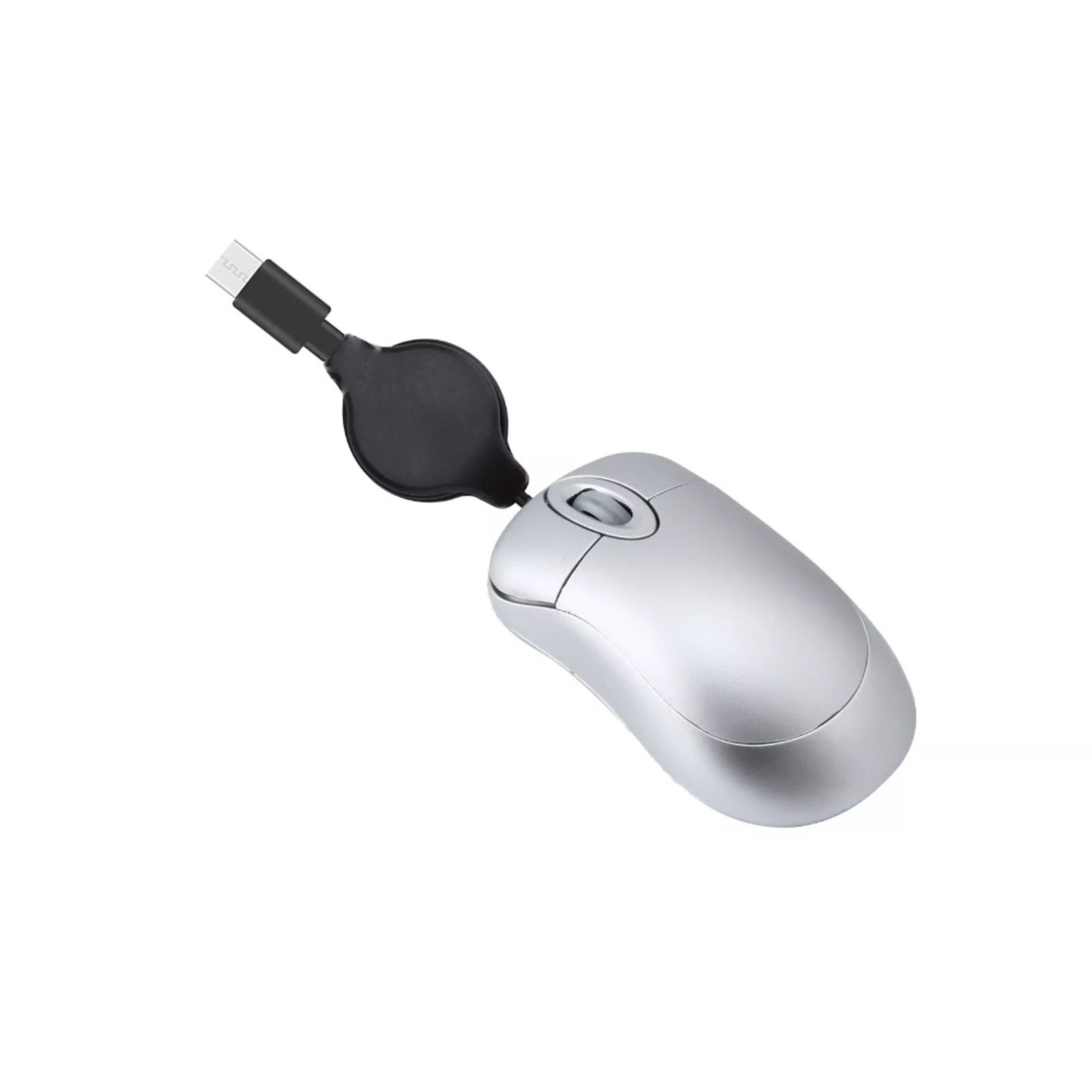 Portable USB C Wired Mouse With Retractable Cable High Sensitivity Mini Travel Mouse 6