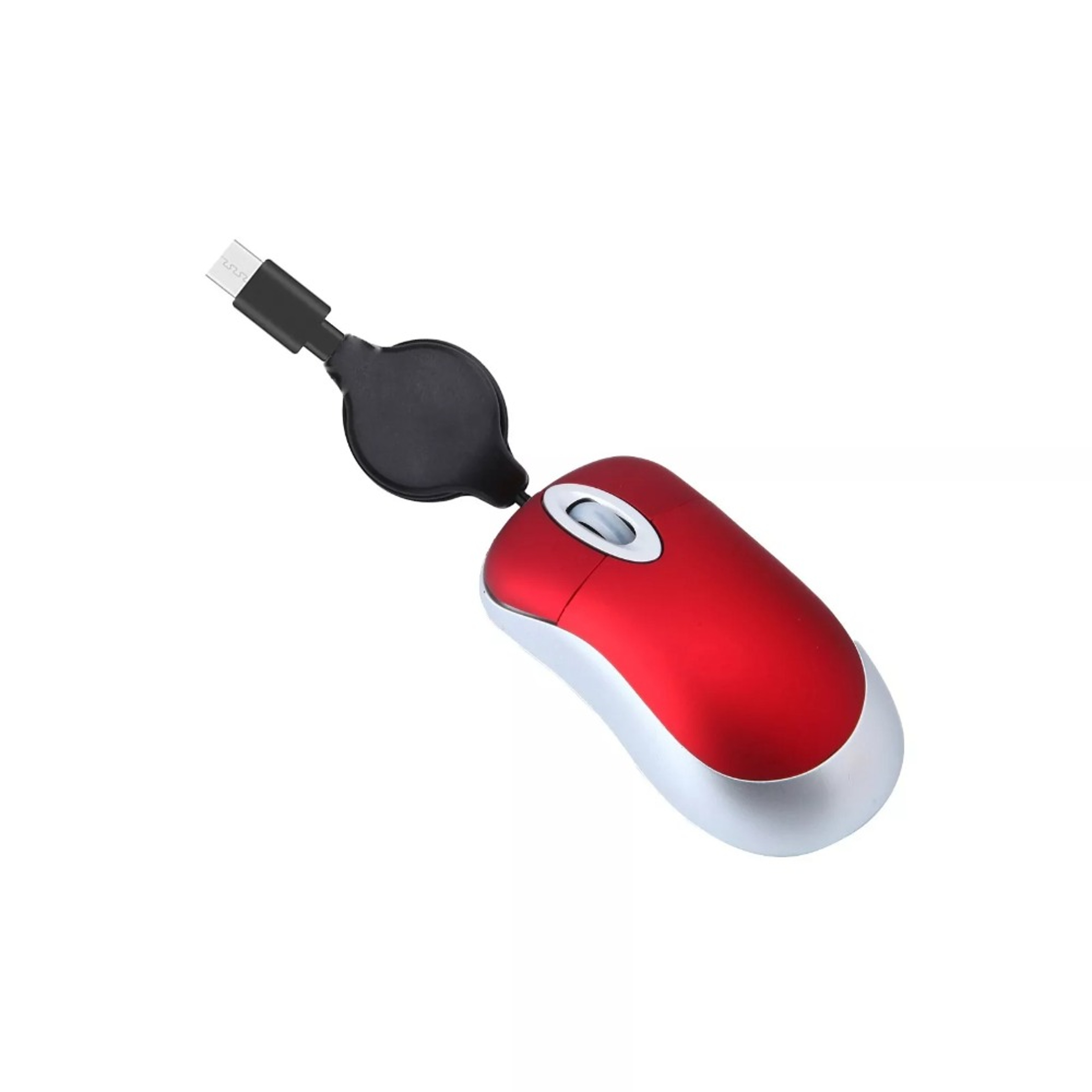 Portable USB C Wired Mouse With Retractable Cable High Sensitivity Mini Travel Mouse 7