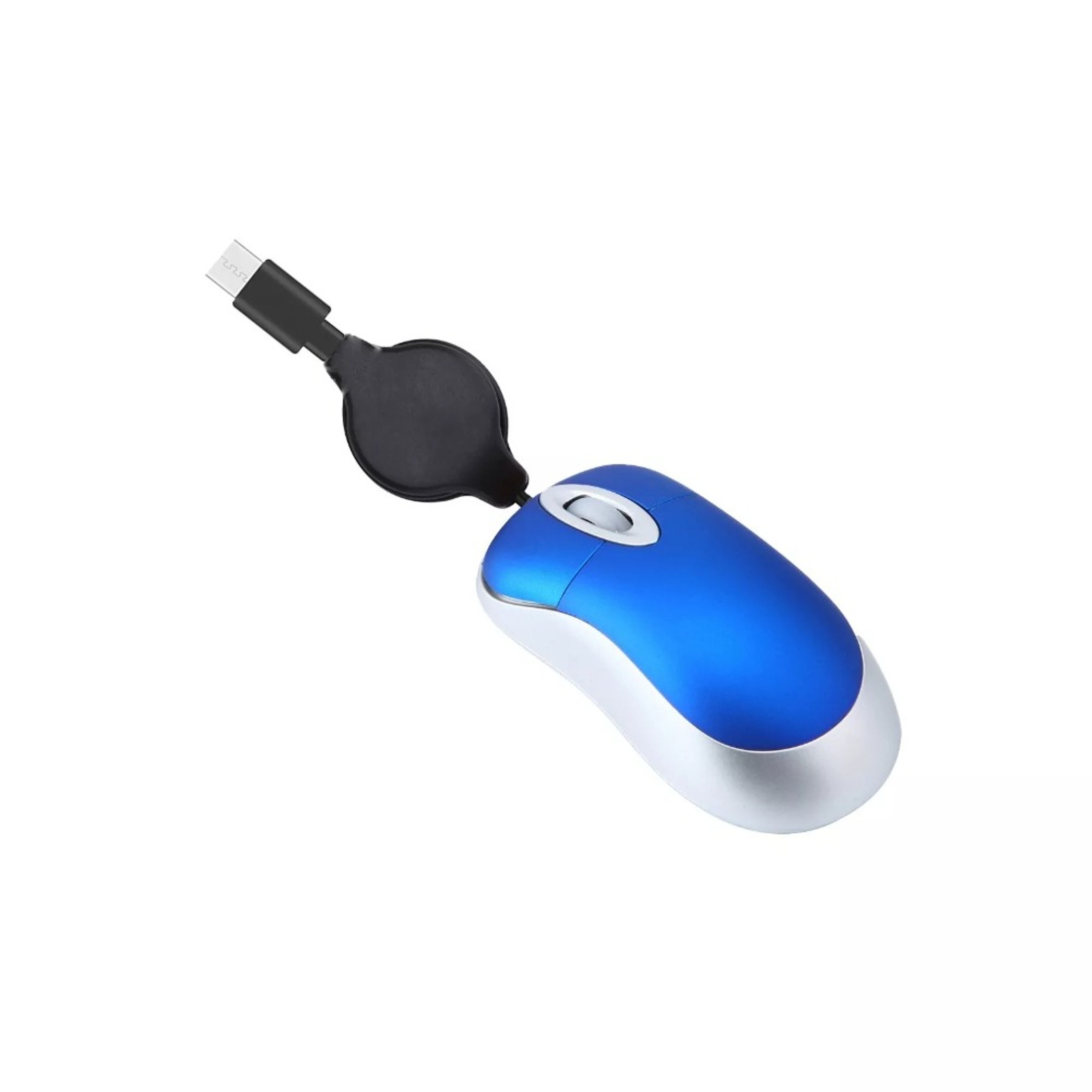Portable USB C Wired Mouse With Retractable Cable High Sensitivity Mini Travel Mouse 8