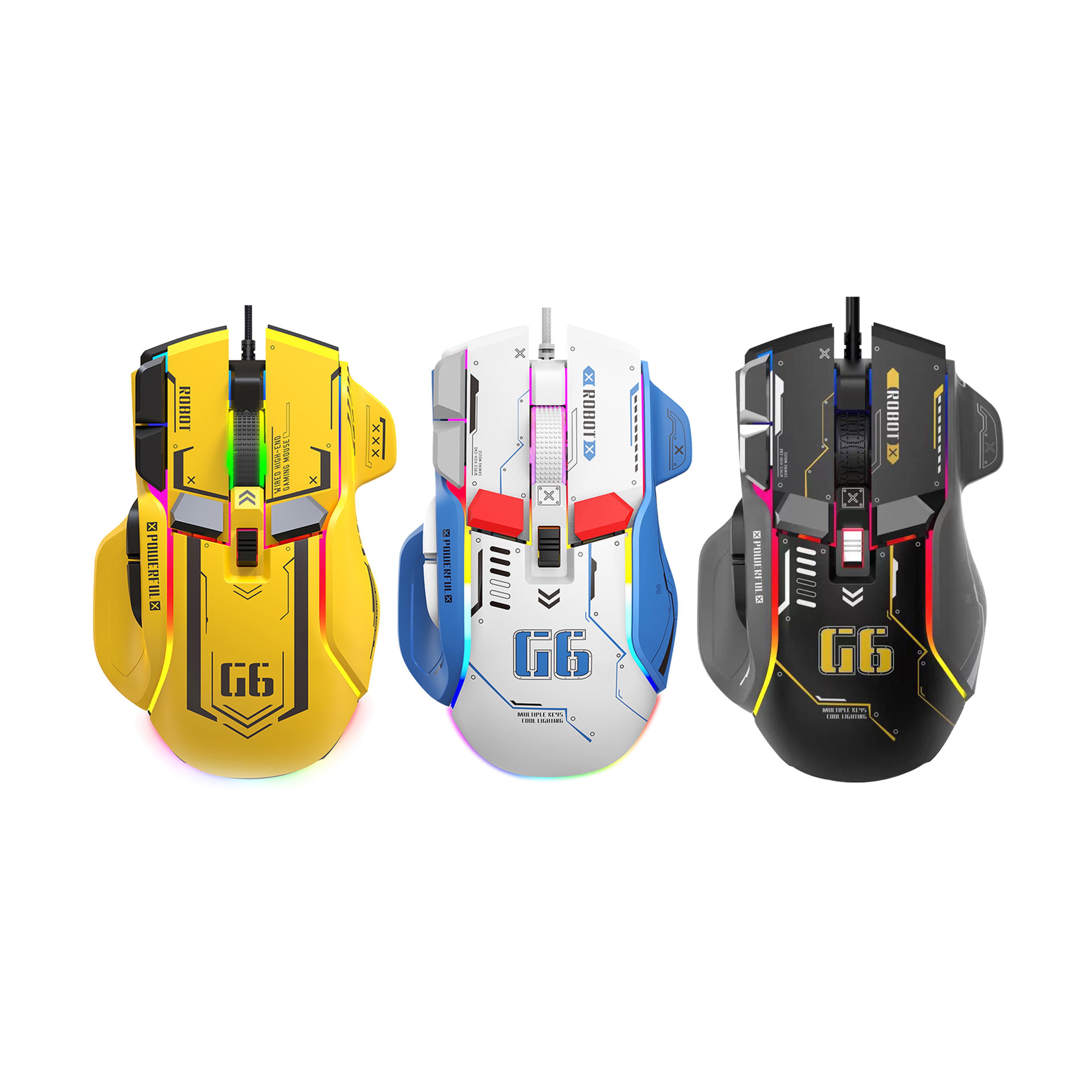 Programmable Gaming Mouse with Buttons and RGB Lighting for PC & Laptop – view 1