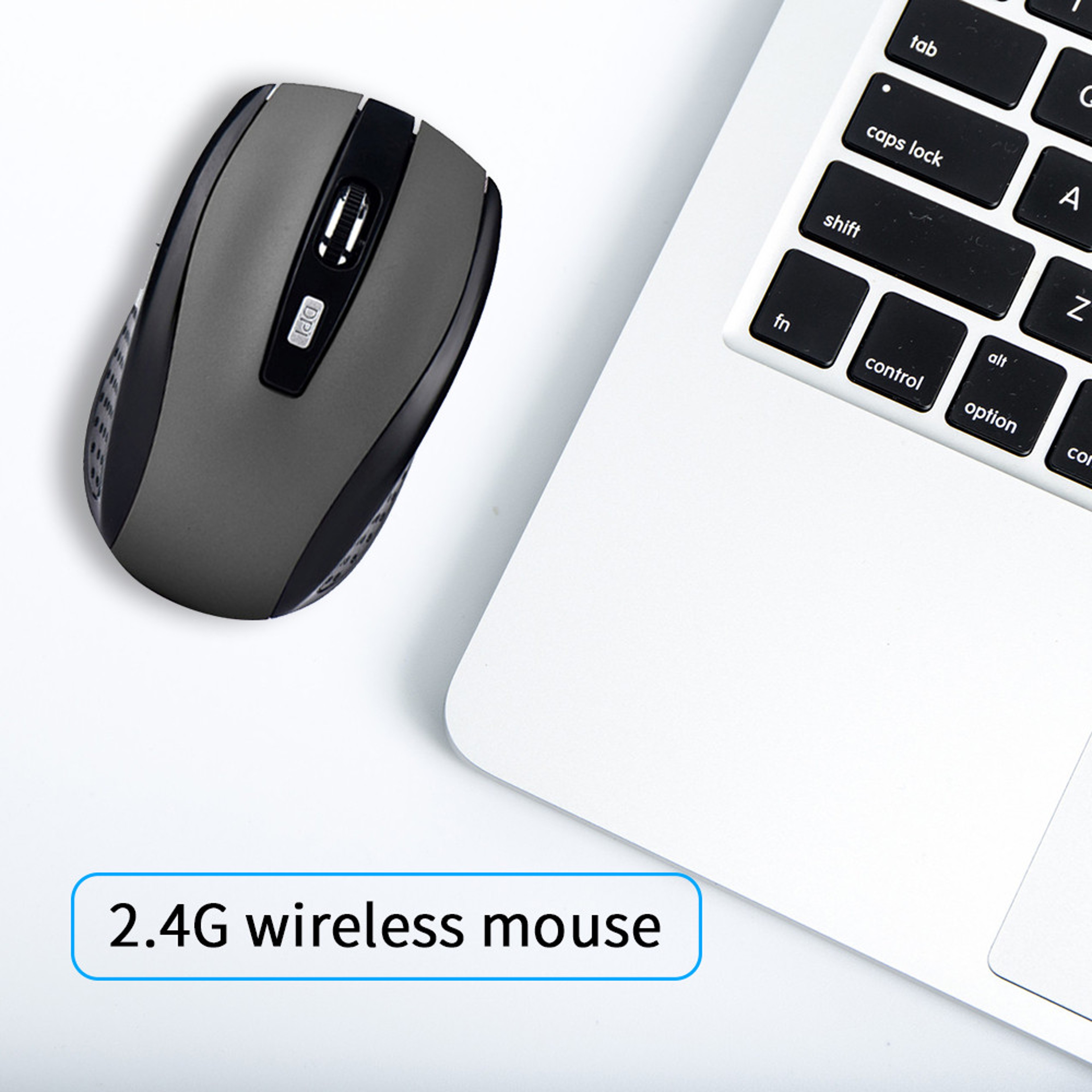 QuietGlide Wireless Mouse With Adjustable DPI For Laptop MacBook  PC 1