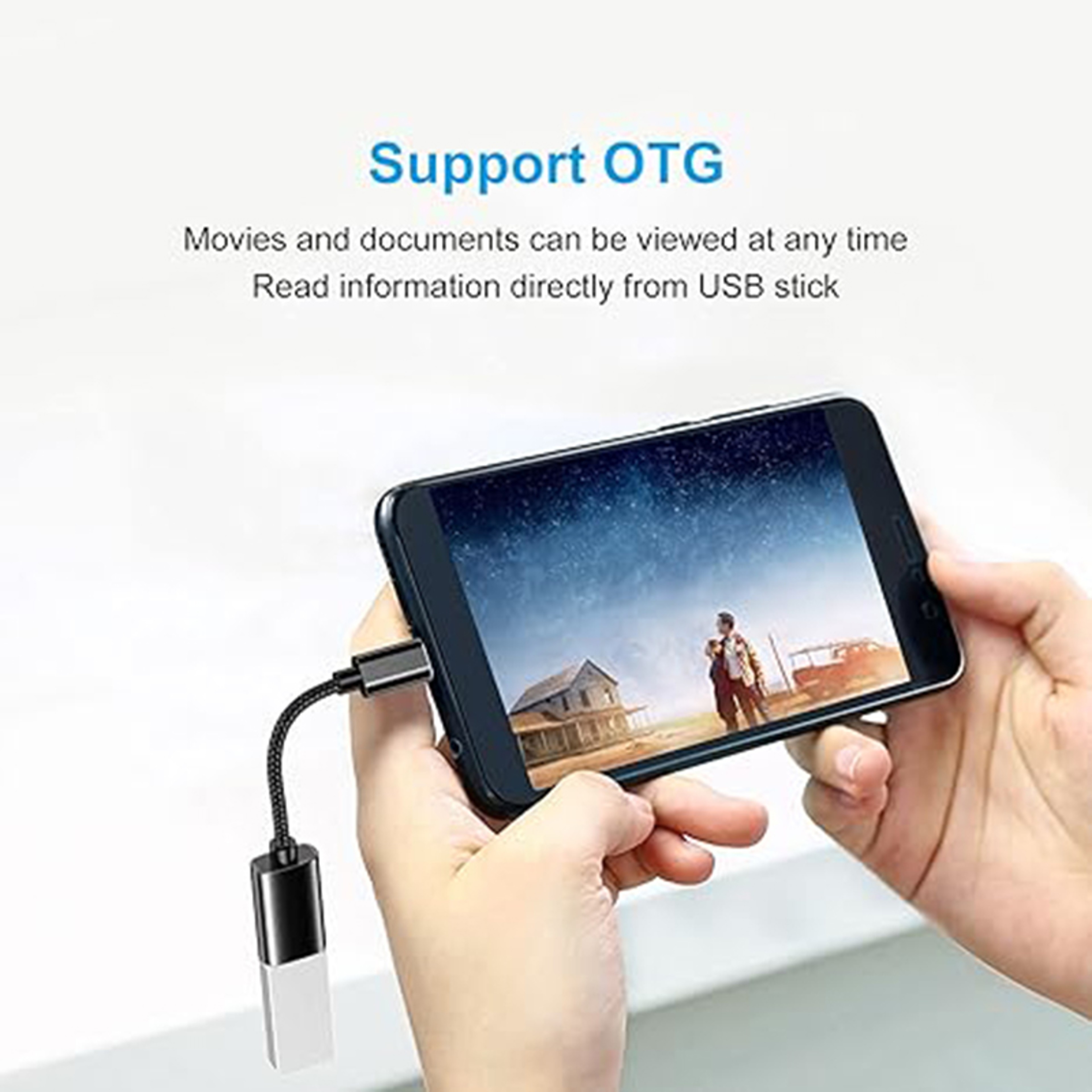 USB C OTG Adapter Type C To USB Adapter For MacBook  USB Accessories 3