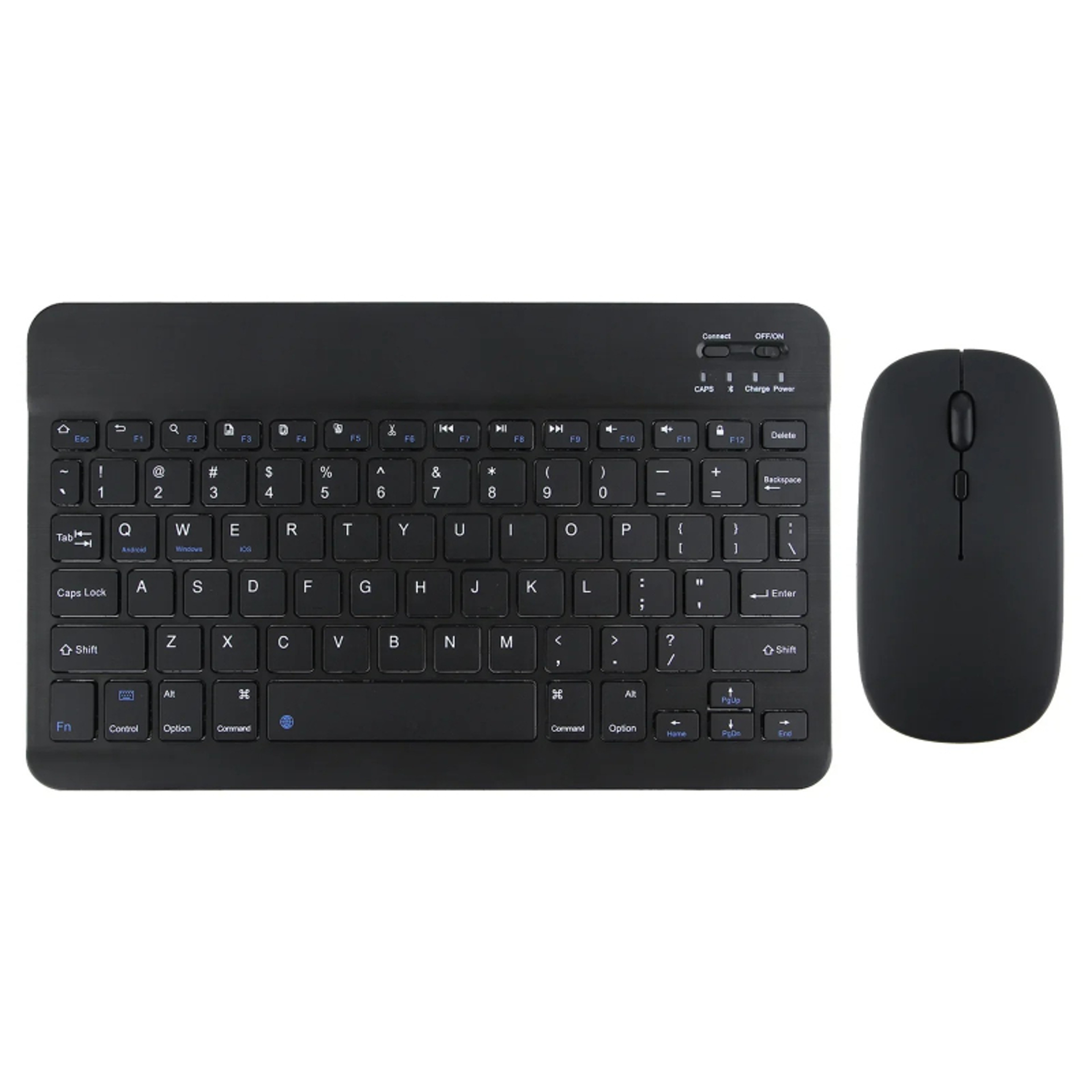 Bluetooth Keyboard And Mouse Set For IPad Android Windows  Tablets With English Hebrew Layout 5