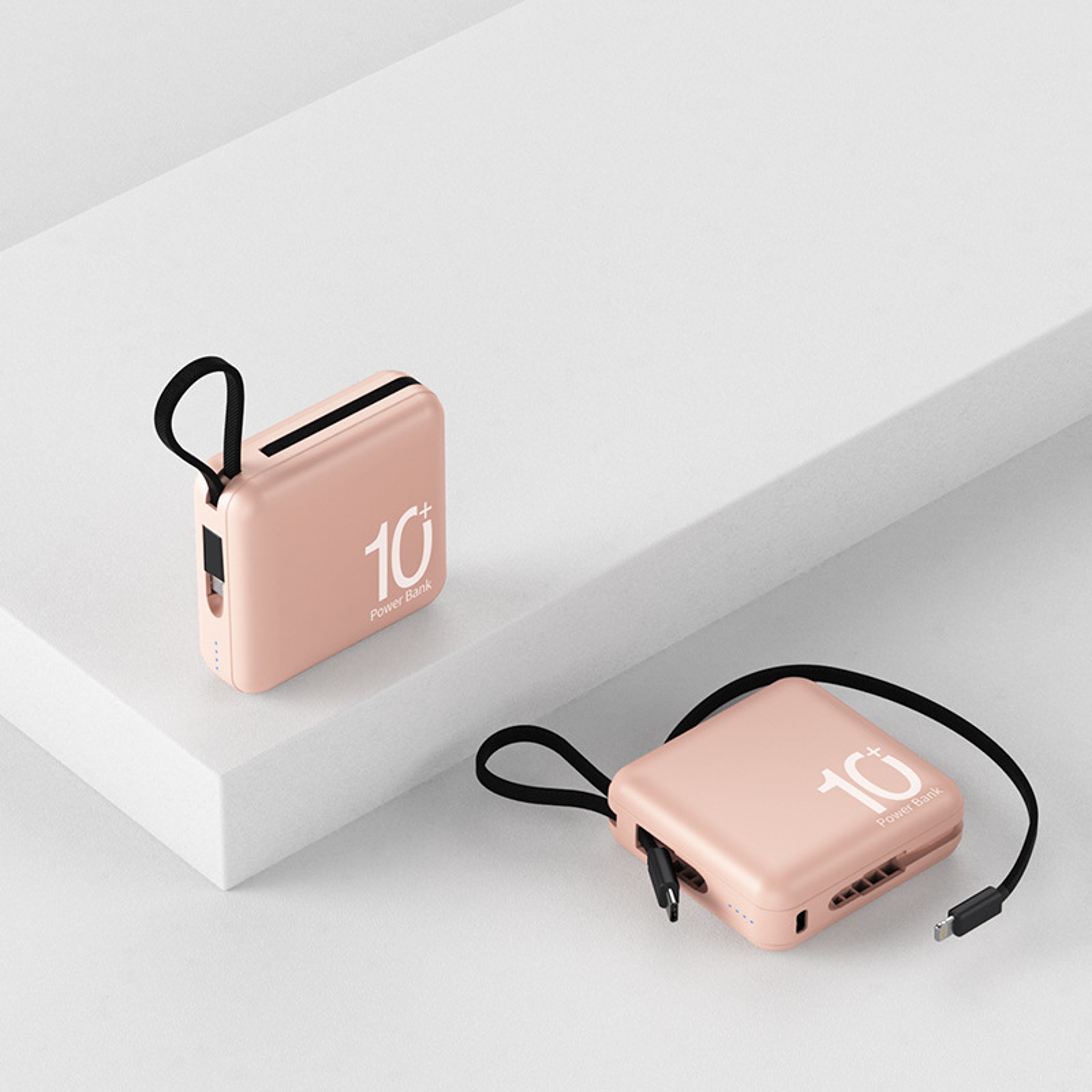 Power Bank With Built In USB C Cable Fast Portable Charger 1