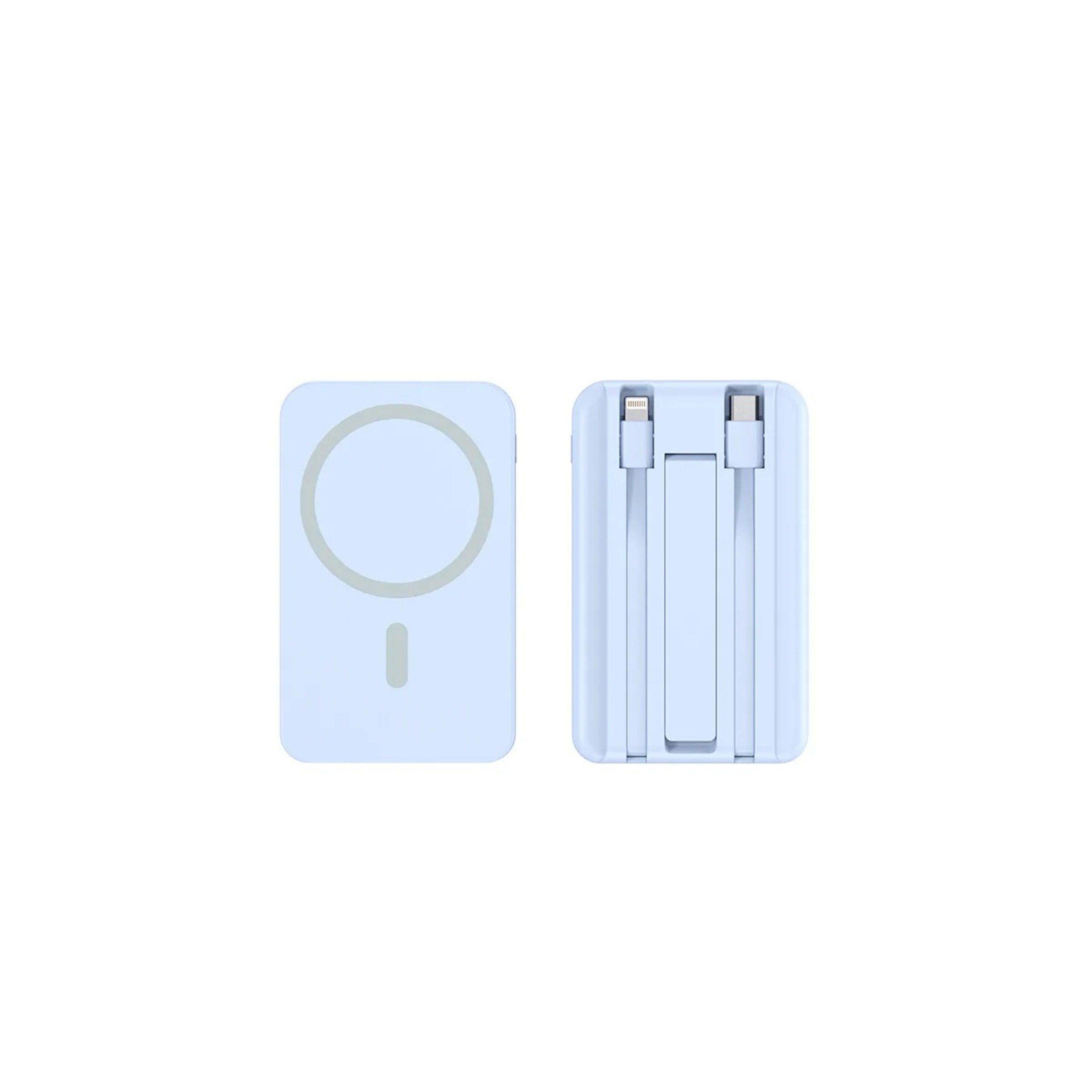 Magnetic Power Bank With Wireless Fast Charging  Built In Cable 3