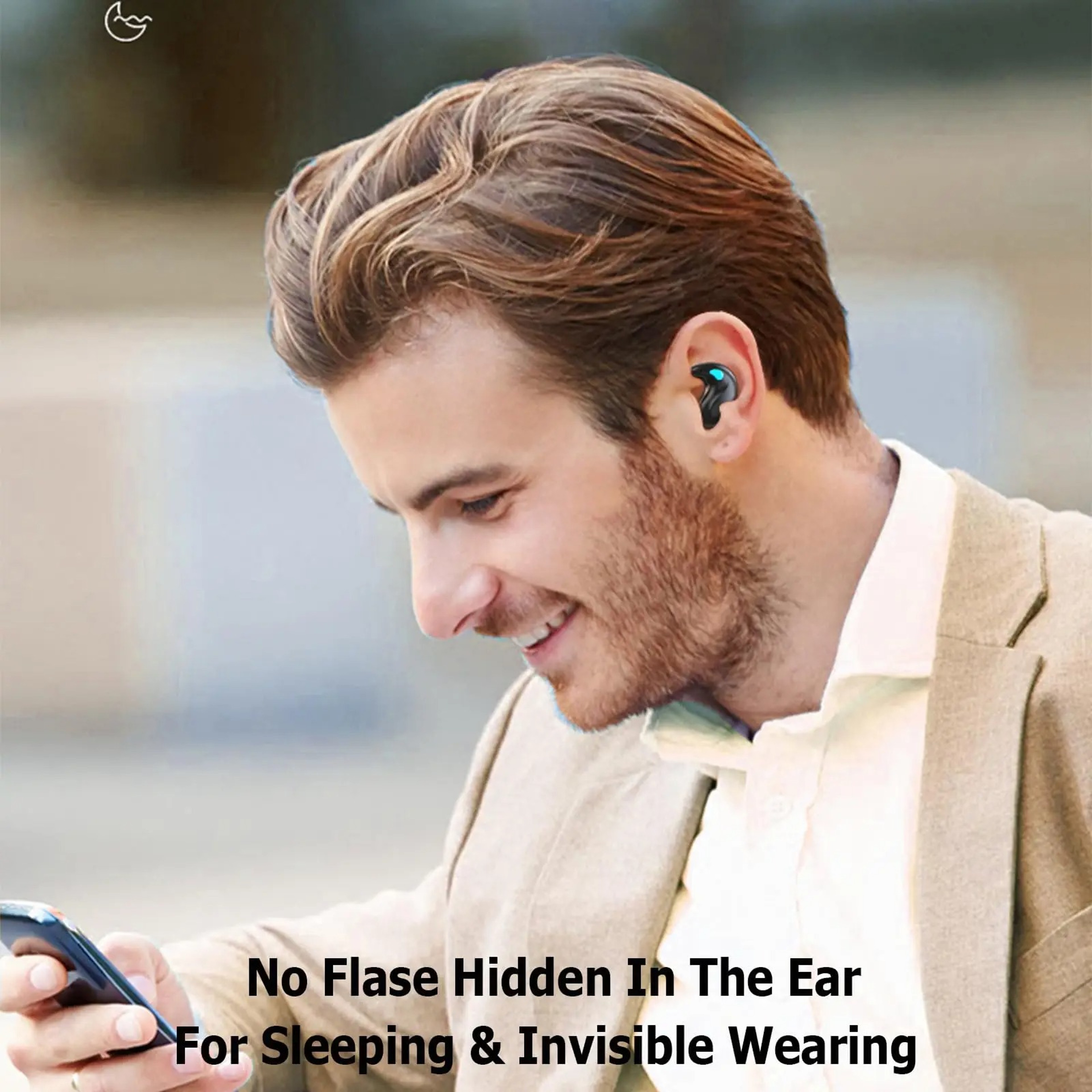 Ultra Mini Sleep Earbuds Bluetooth For Side Sleepers With Mic For Small Ears 2