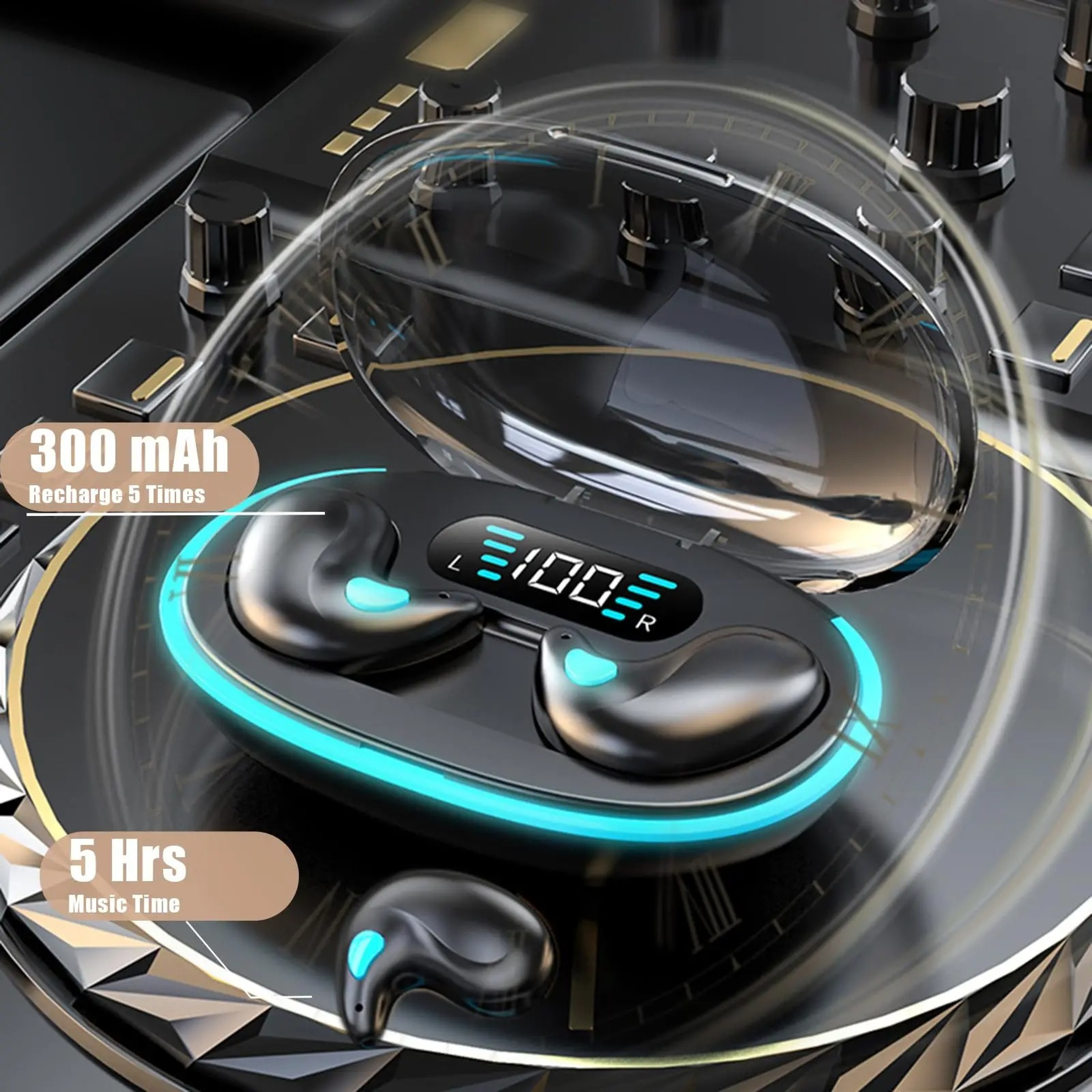Ultra Mini Sleep Earbuds Bluetooth For Side Sleepers With Mic For Small Ears 5
