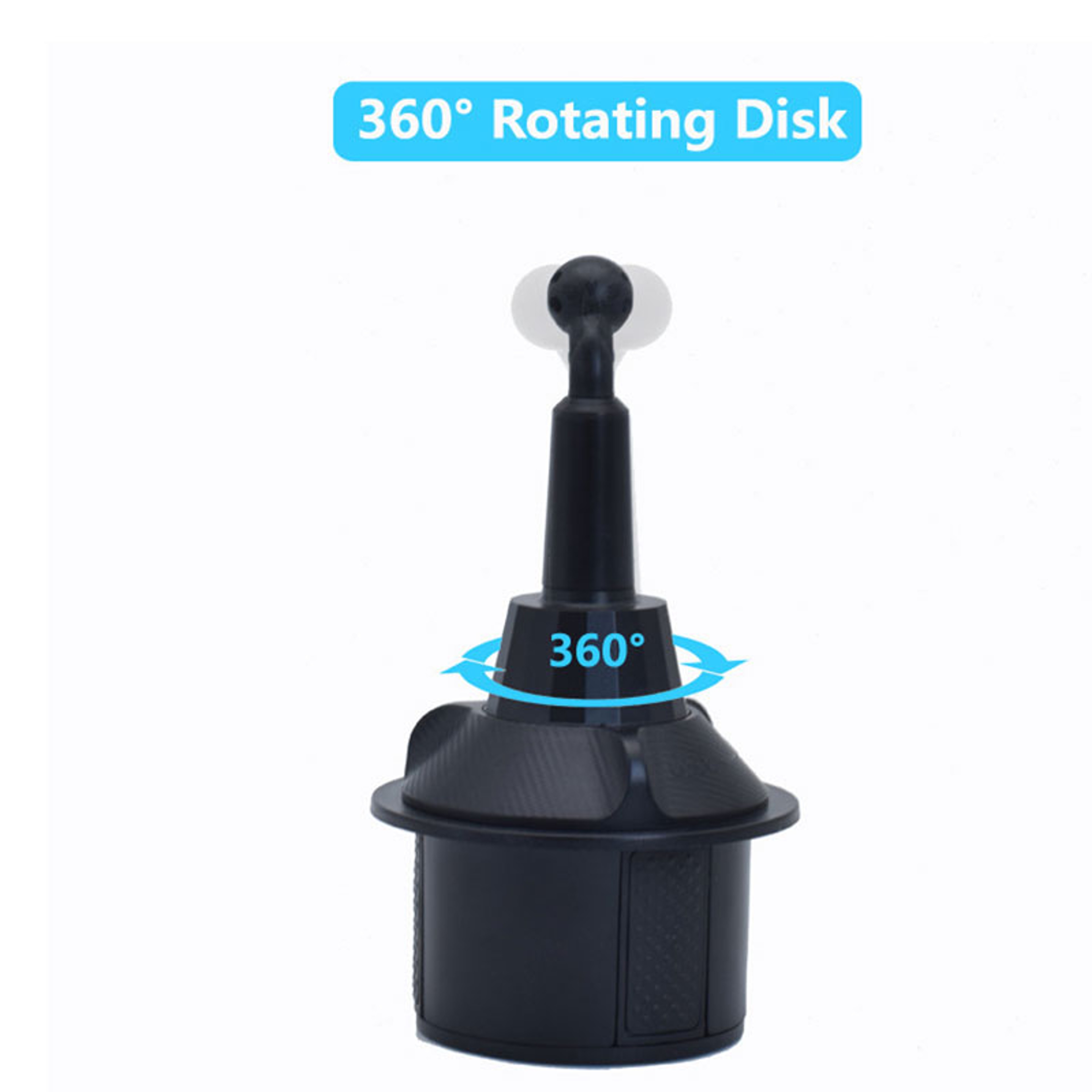 Universal Car Cup Phone Holder Rotating Phone Mount For Bottles And Smartphones 3