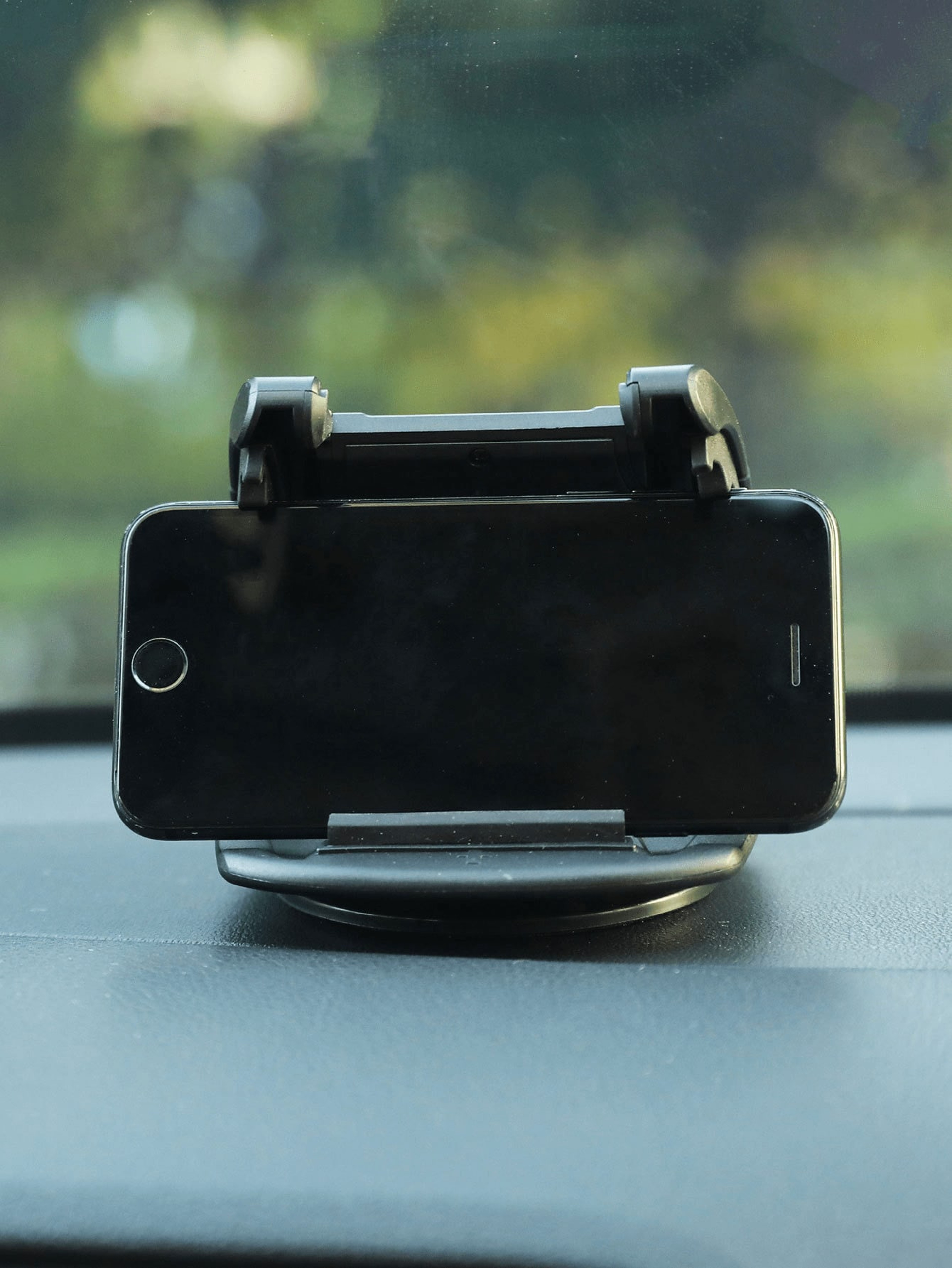 Rotatable Foldable Car Phone Mount Adjustable Dashboard Phone Holder for GPS Navigation – view 3