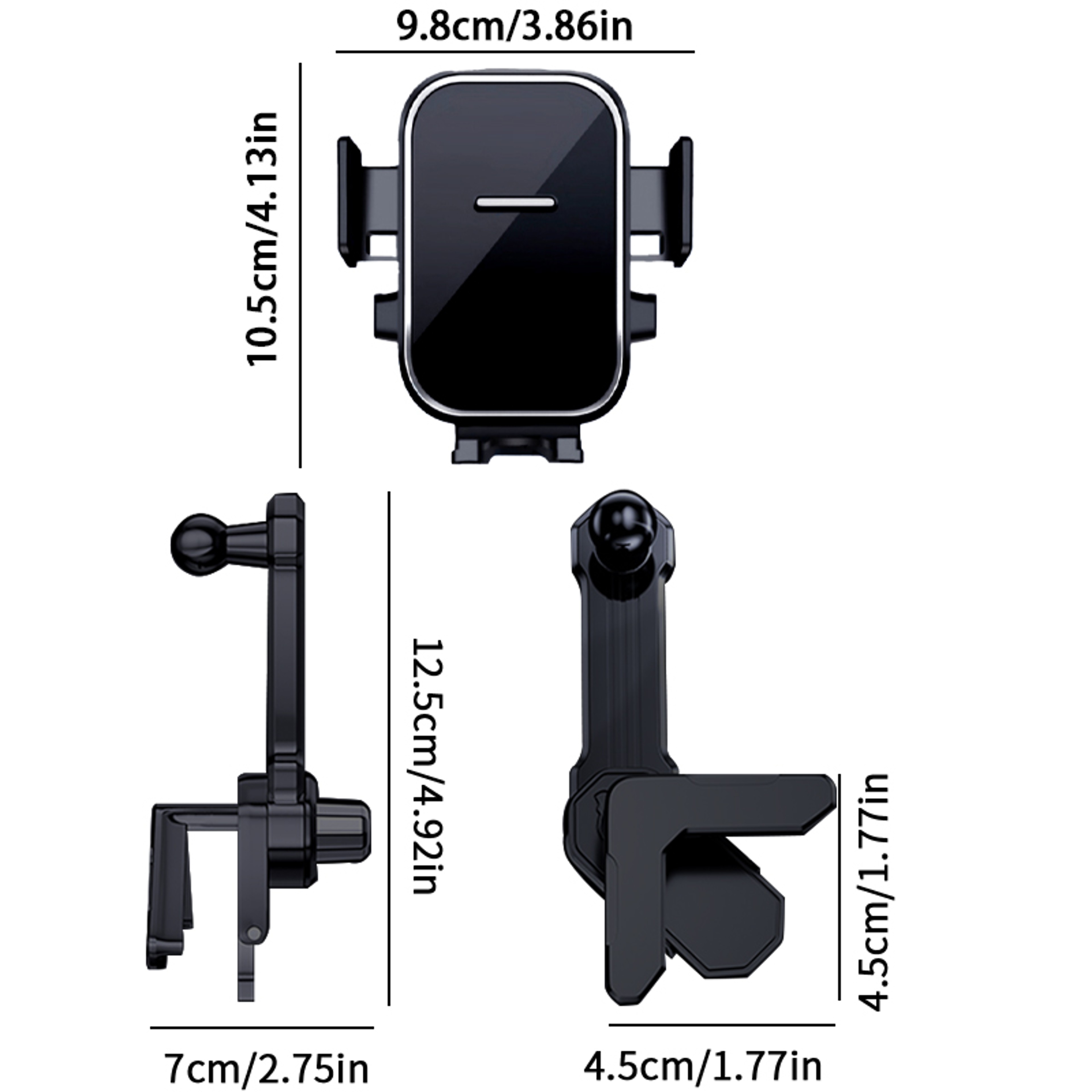 Tesla Model Y  Model Screen Phone Holder Adjustable Car Phone Mount For Navigation 5