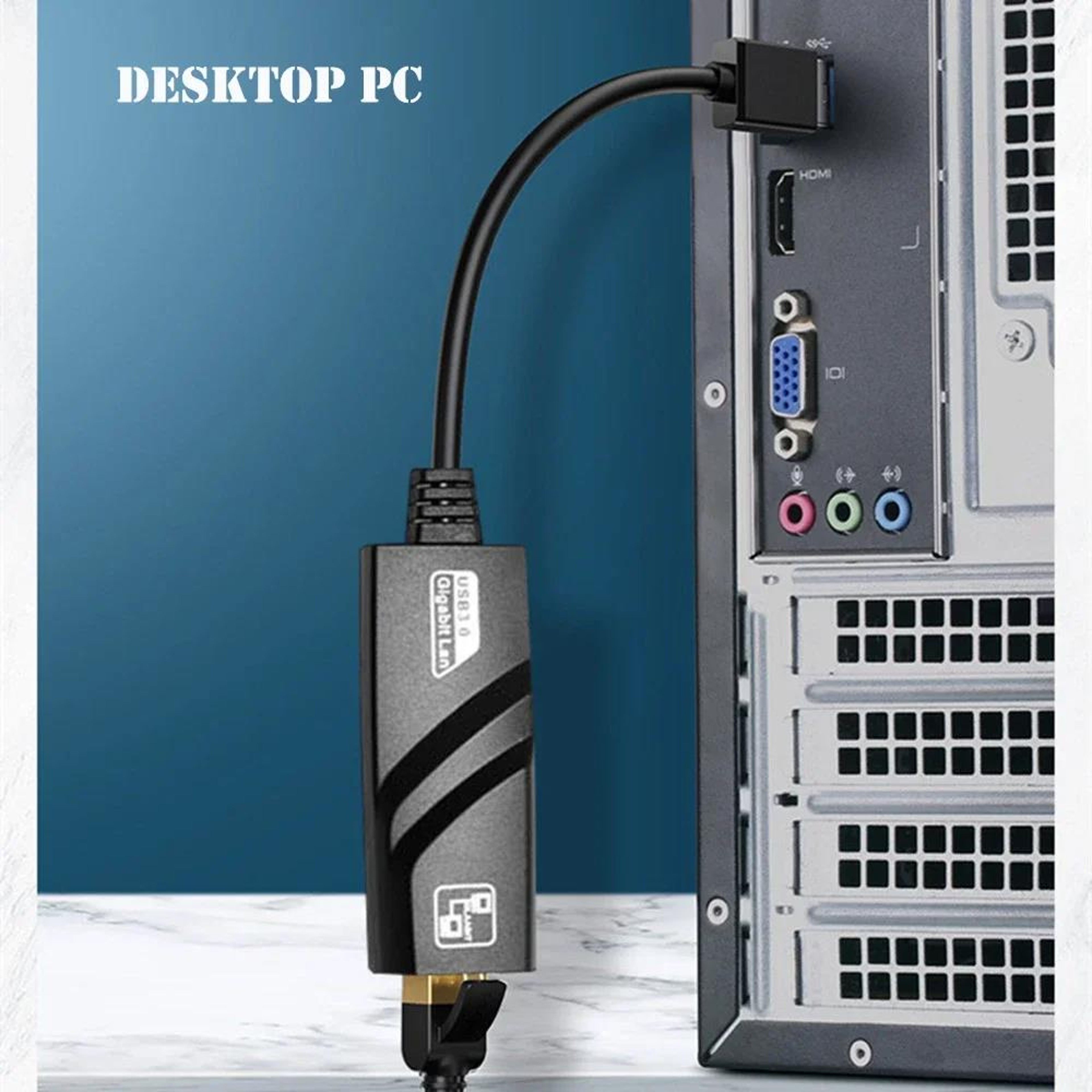 USB C Ethernet Adapter With USB Gigabit Network Adapter For Laptops  Desktops 6