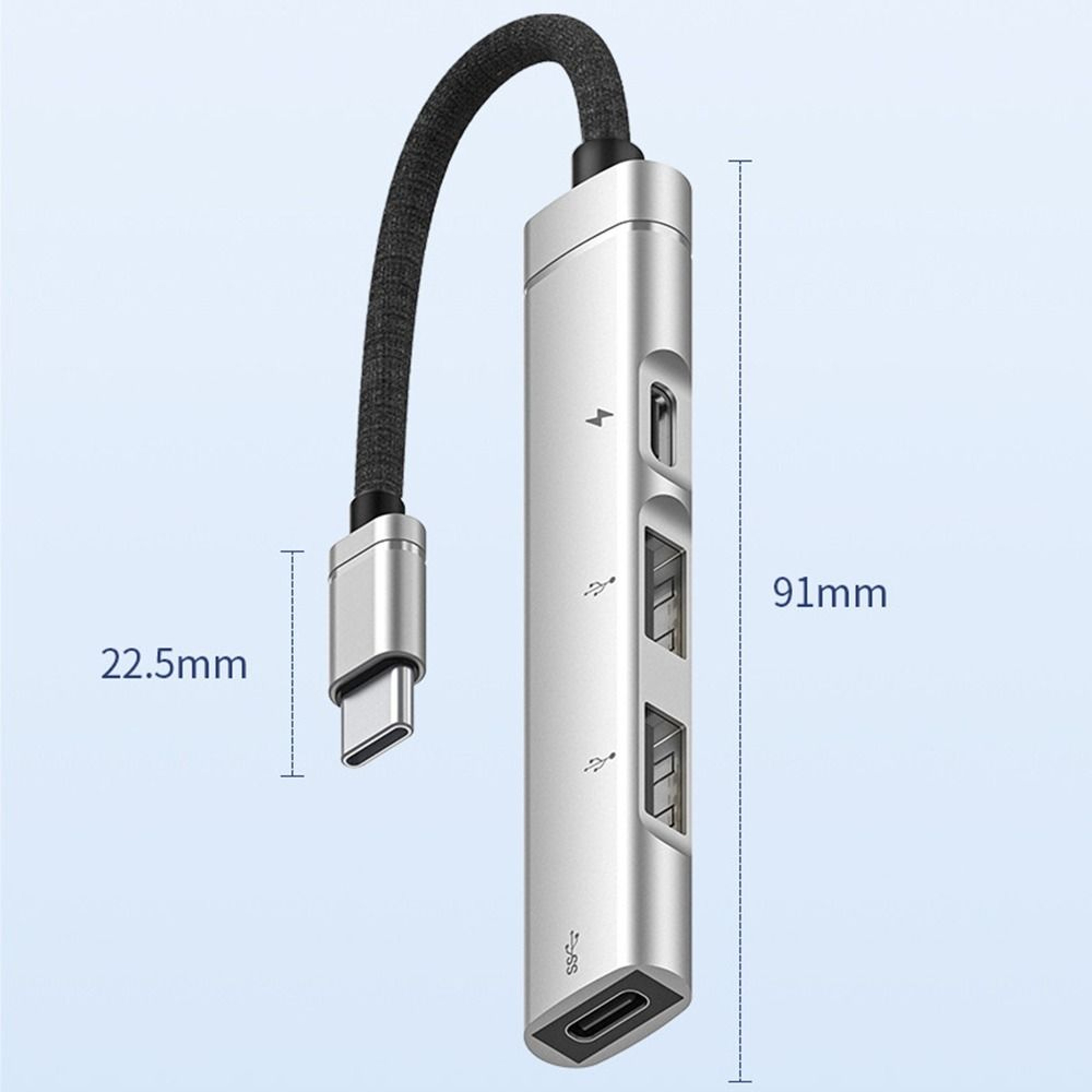 USB C Hub with PD Charging USB Splitter & Data Transfer Docking Station – view 6