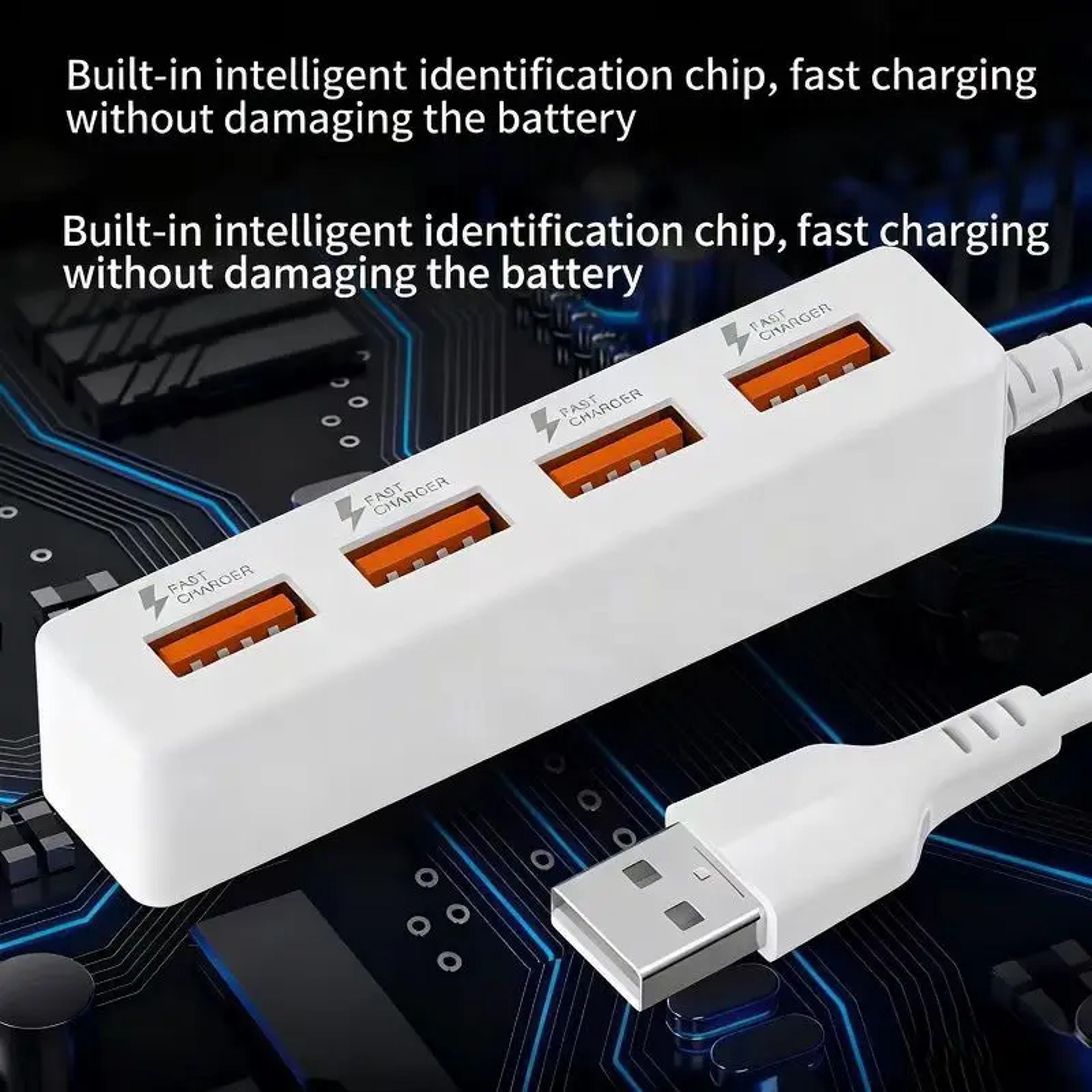 Ultra Slim USB C Hub Port USB Adapter With Extension Cable For Laptop Tablet  Smartphone 2