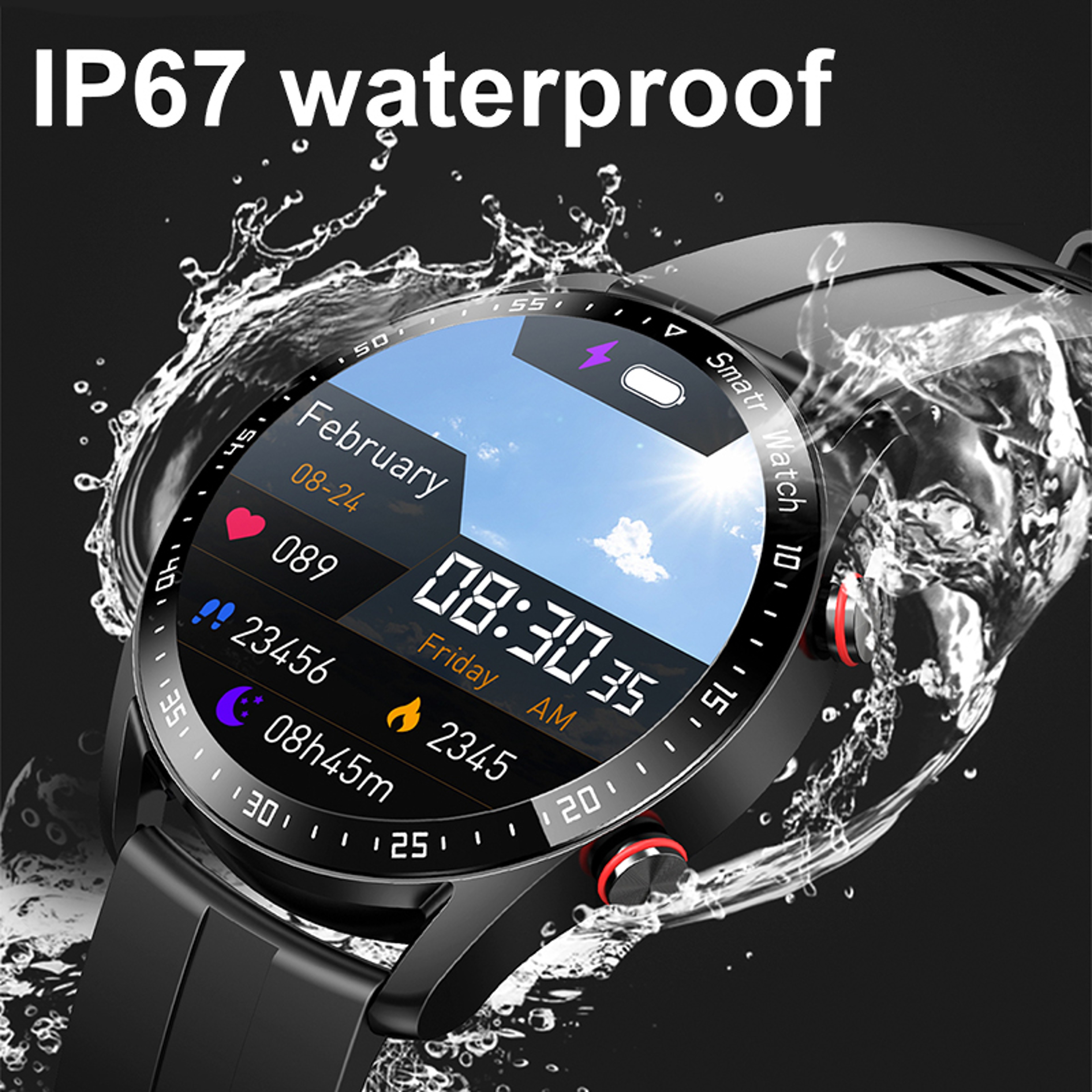 Sports Smart Watch With Bluetooth Calling GPS Tracking  Heart Rate Monitor For Men And Women 4