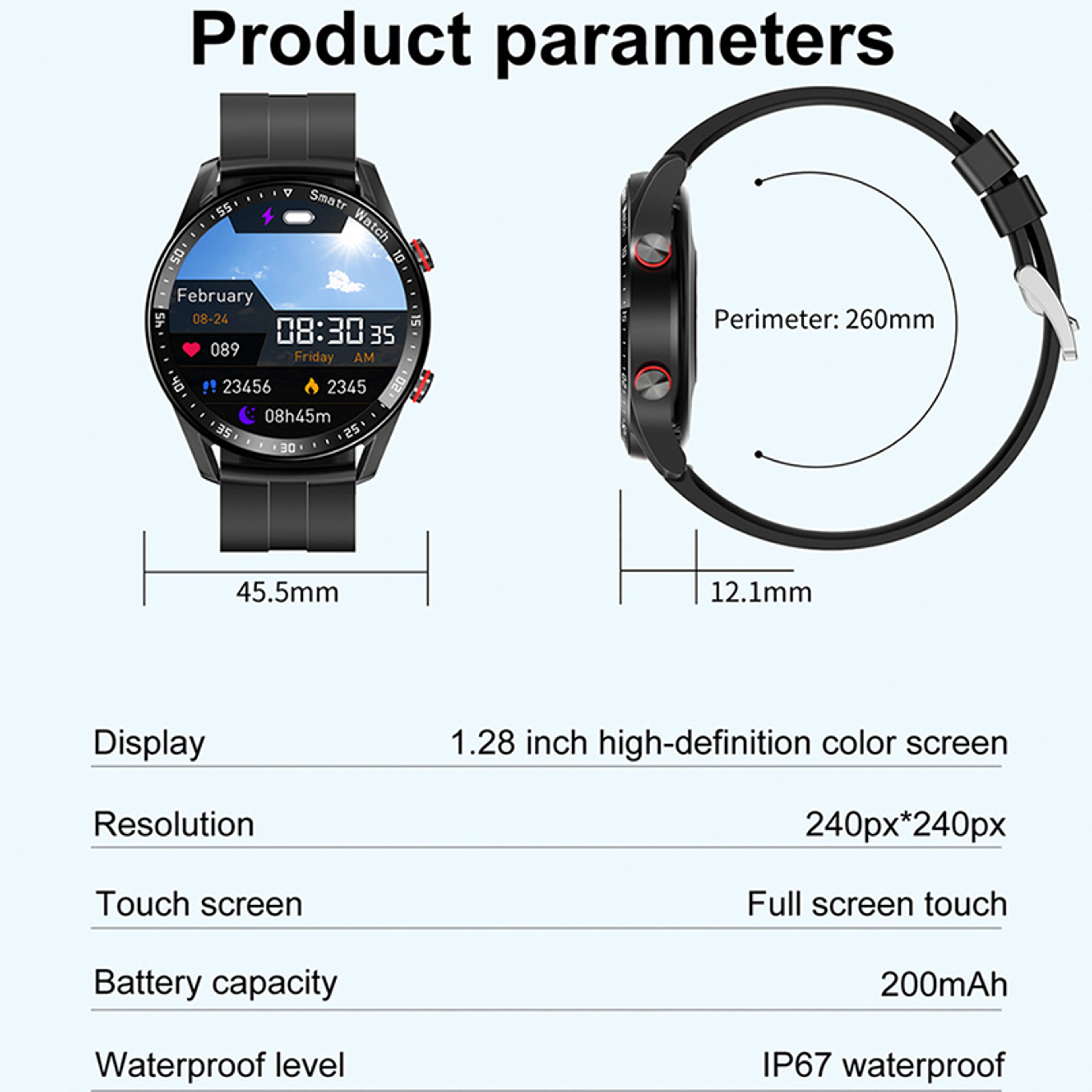 Sports Smart Watch With Bluetooth Calling GPS Tracking  Heart Rate Monitor For Men And Women 8